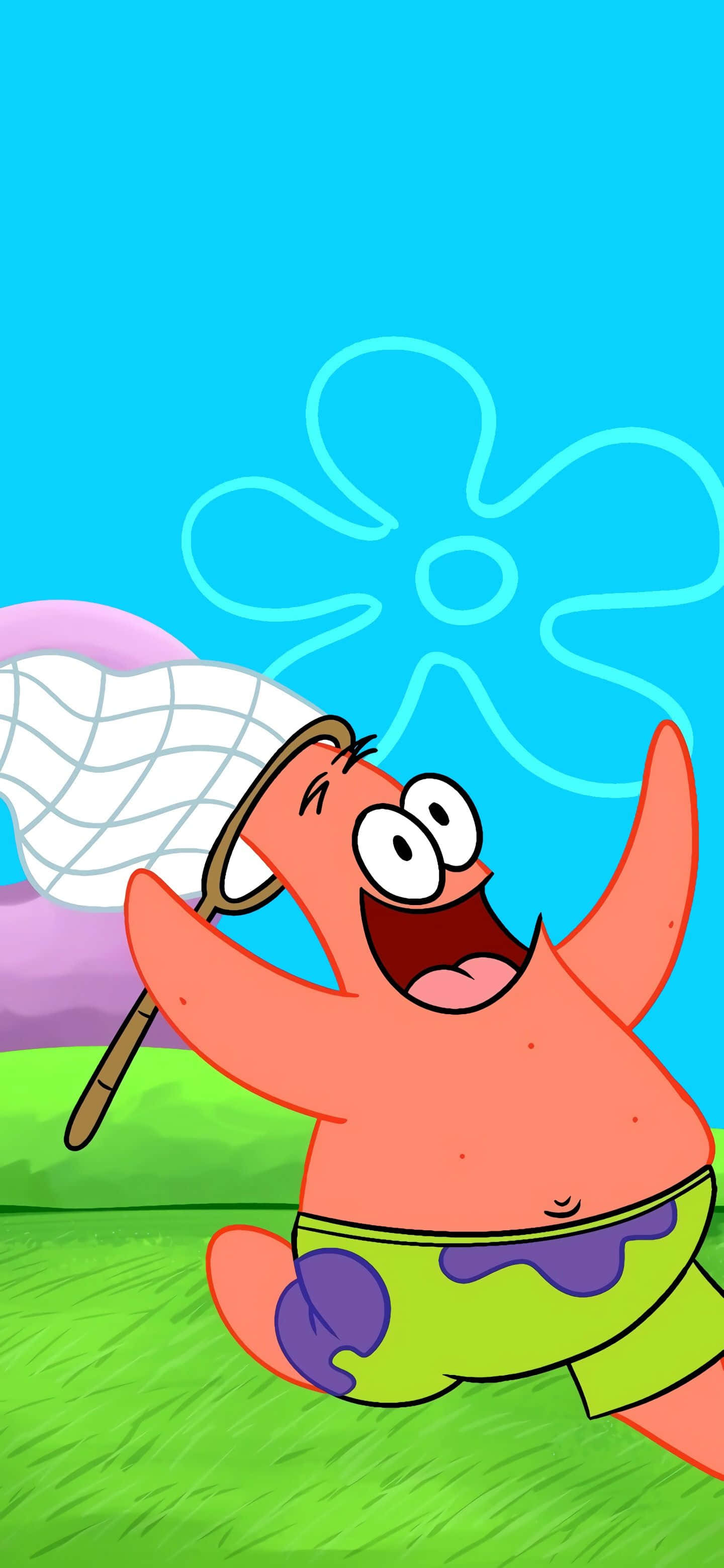 SpongeBob Pfp Счастливый Патрик Шпалери