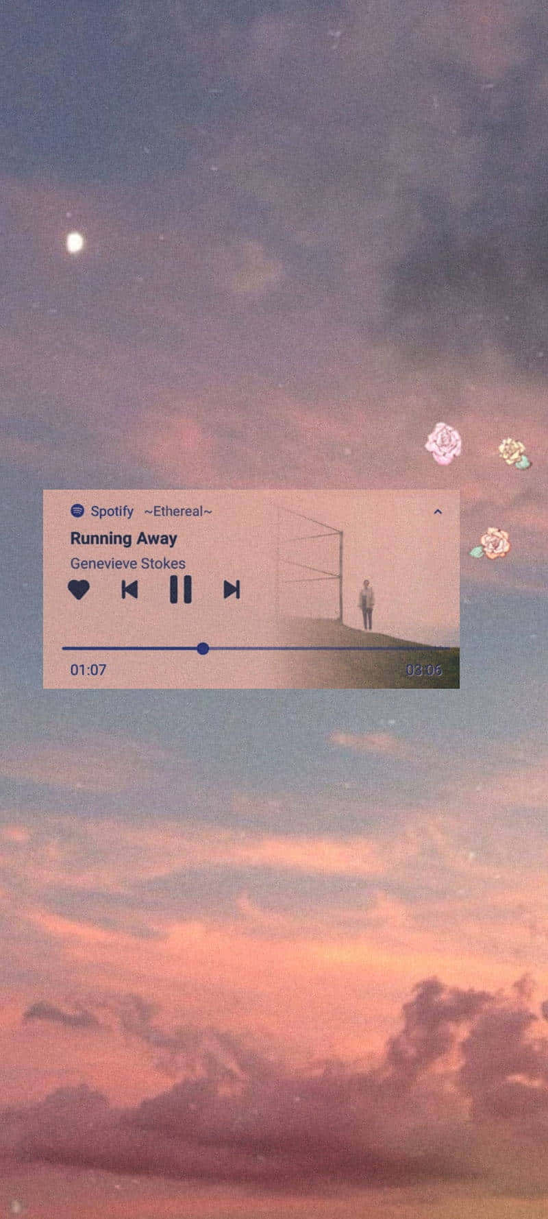 Естетический фон плеера Spotify Шпалери