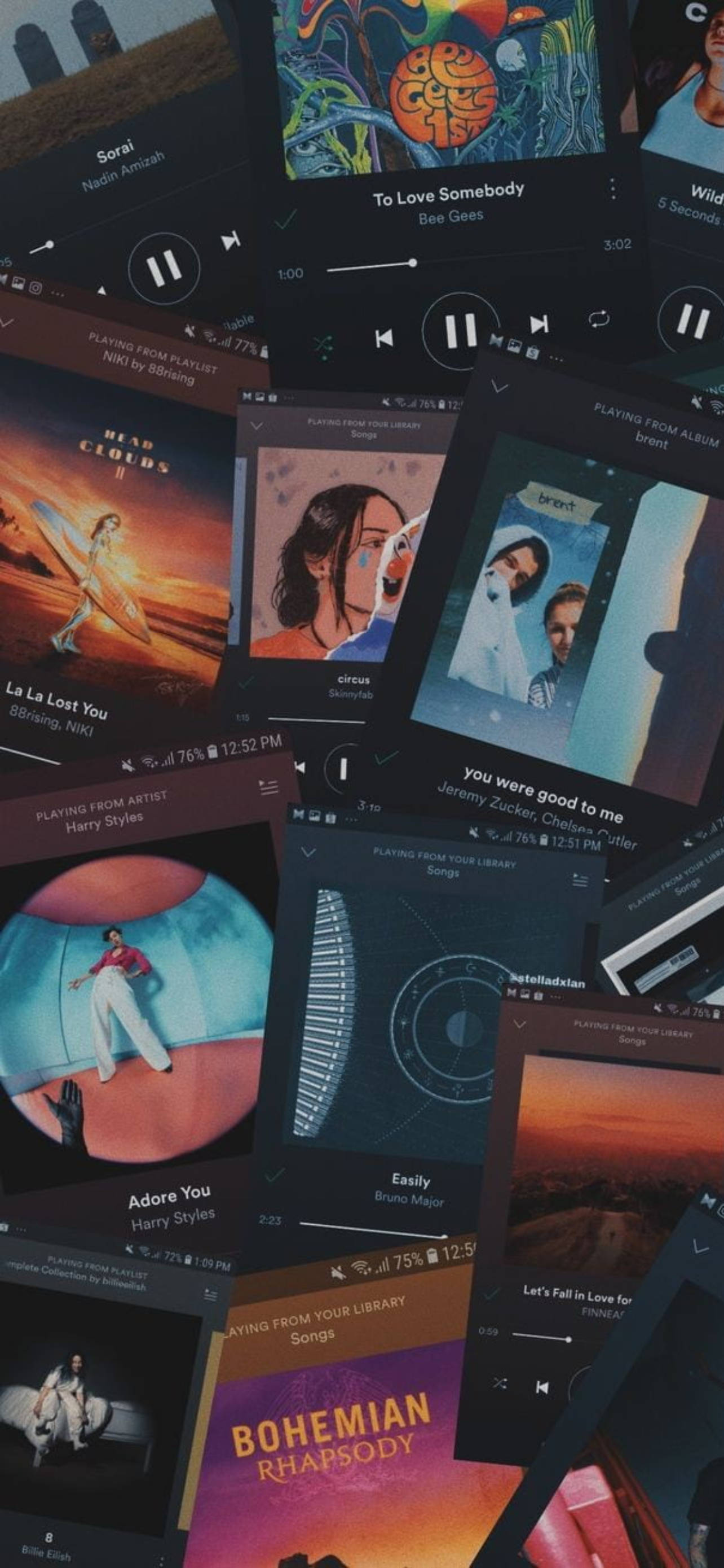 Spotify Сейчас играет Шпалери