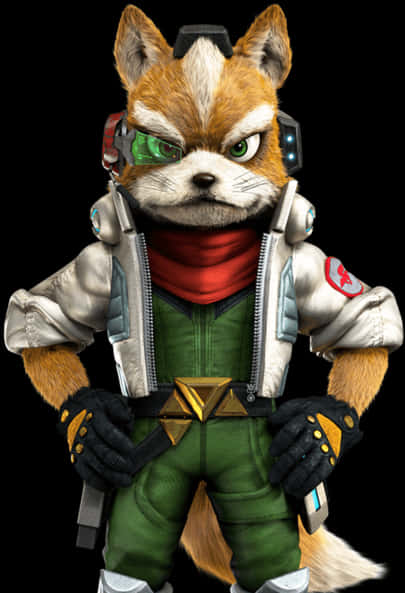 Портрет персонажа Star Fox Шпалери