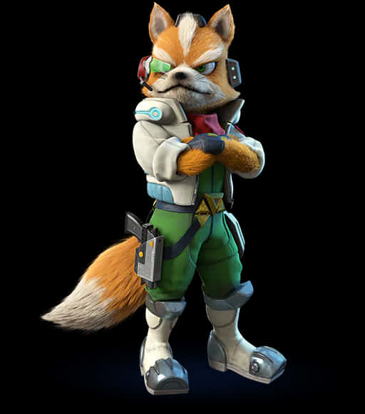 Персонаж Star Fox у позі Шпалери