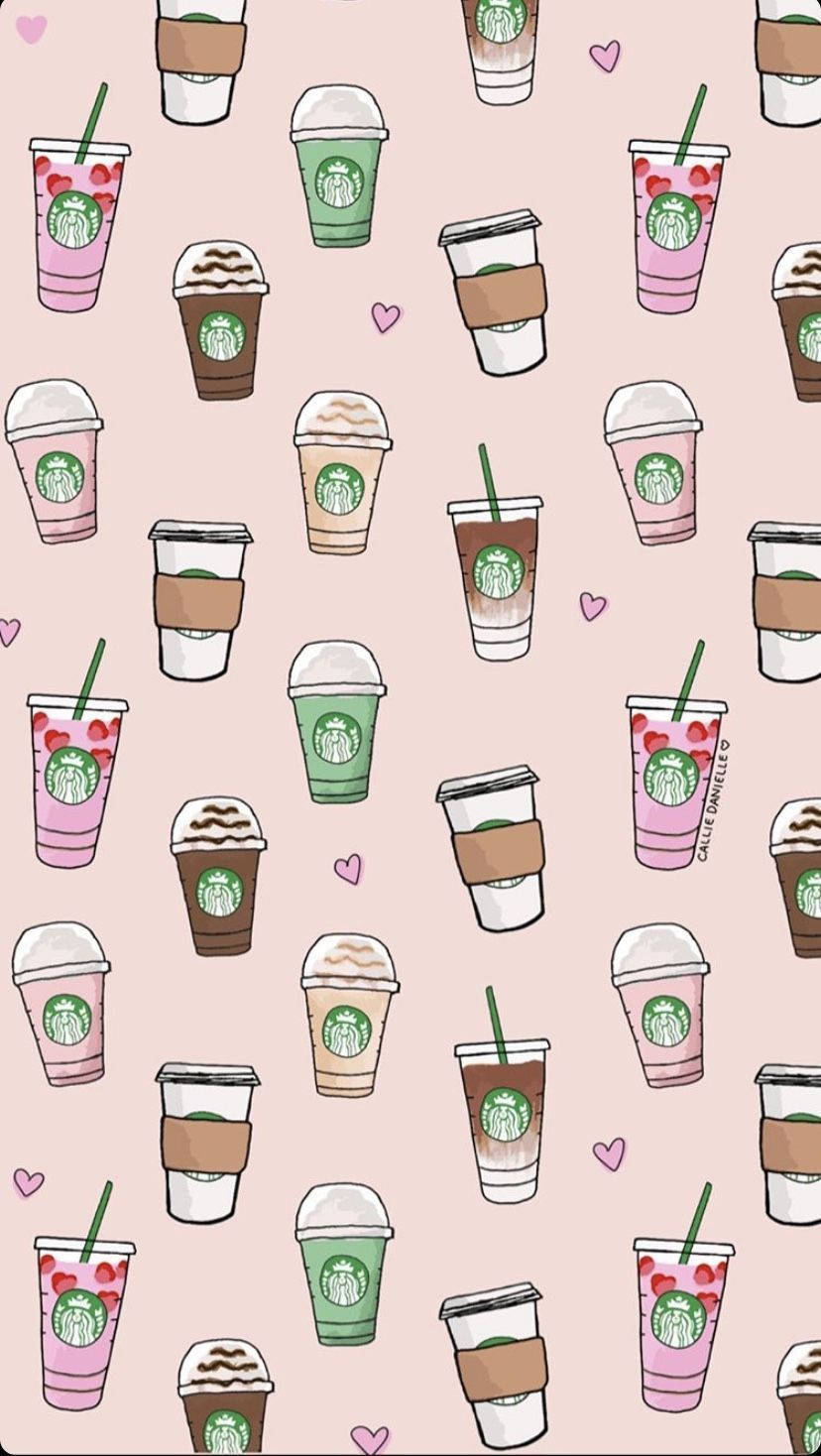 Напій Starbucks Милий для iPhone Шпалери