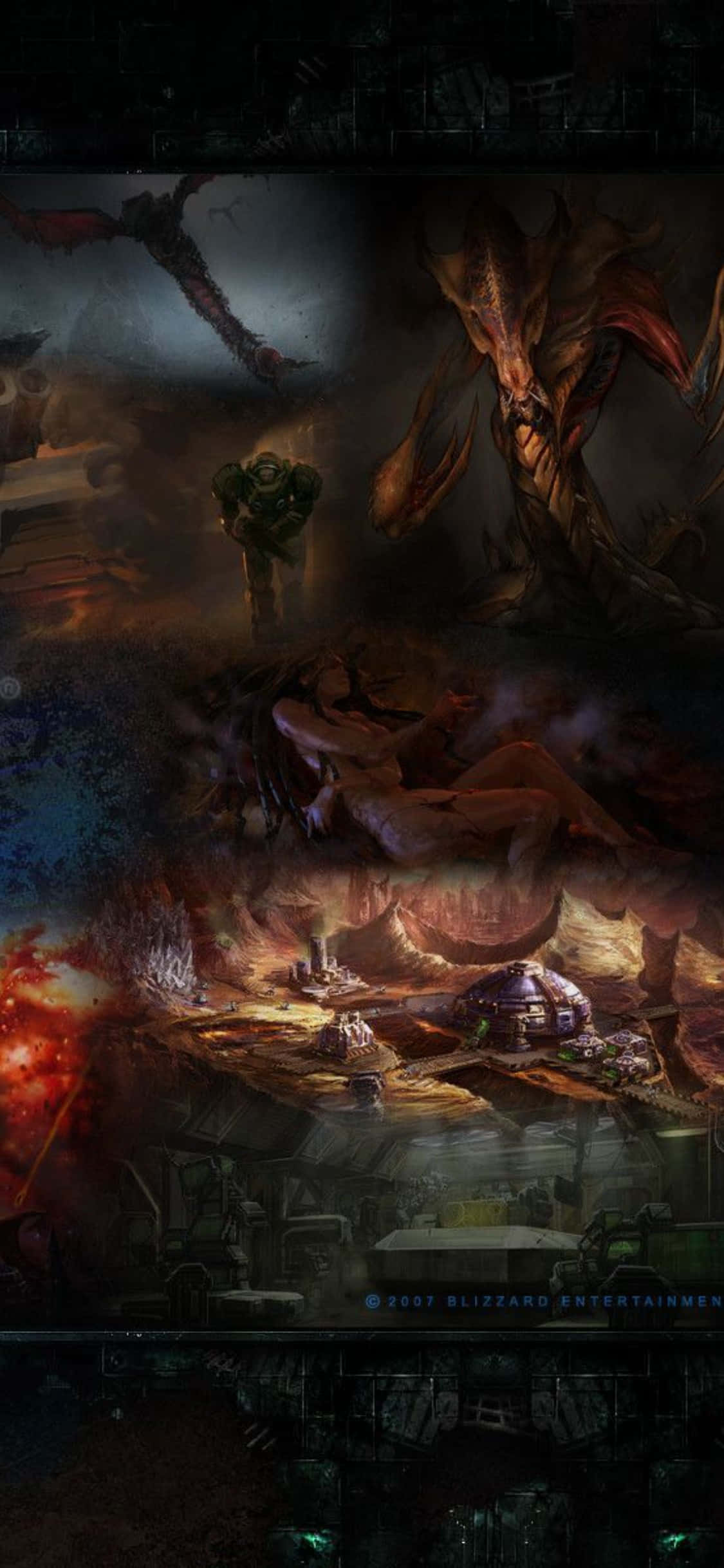 Приготовьтесь Играть в Starcraft II на iPhone X Шпалери