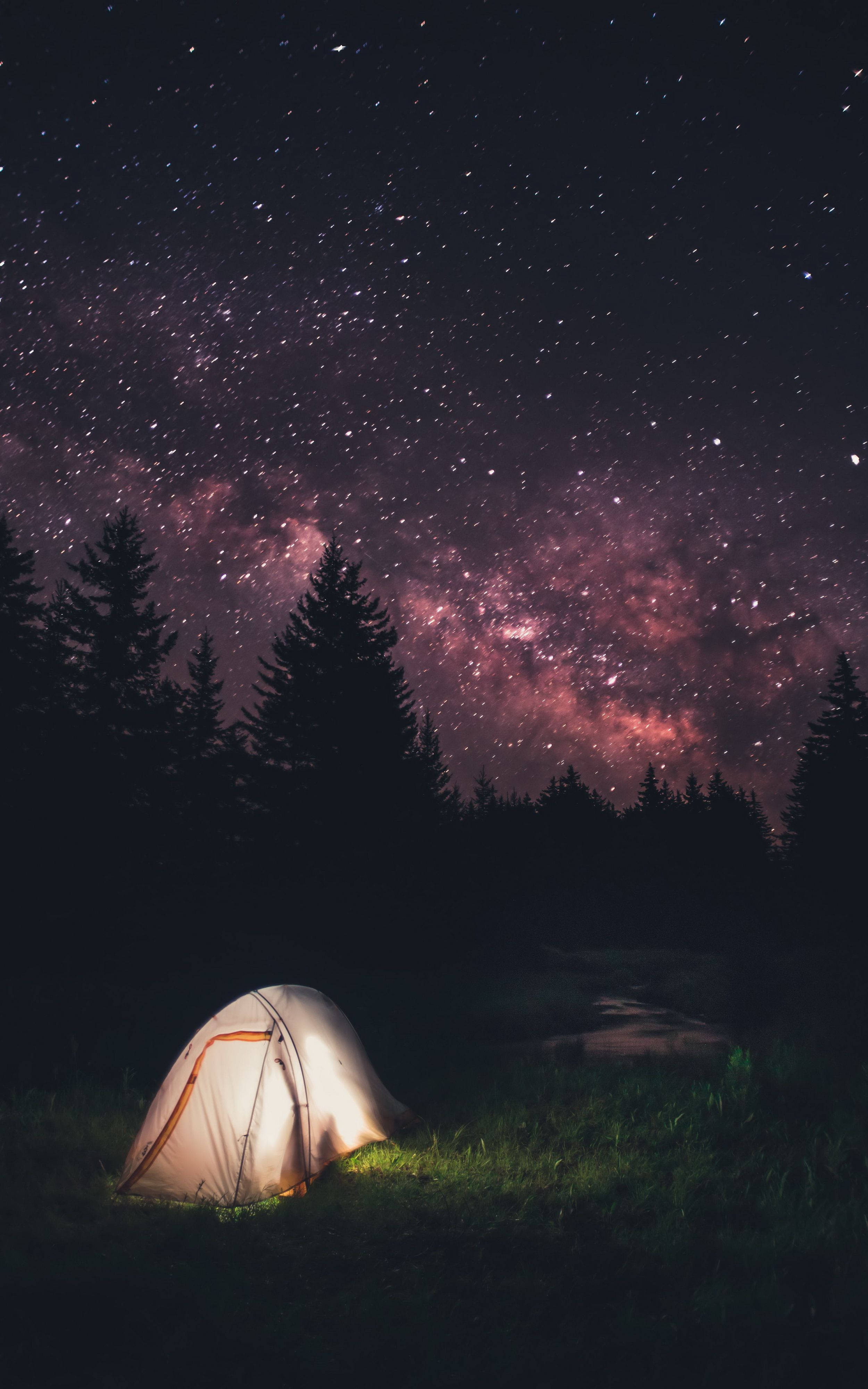 Starry Night Mobile Шпалери