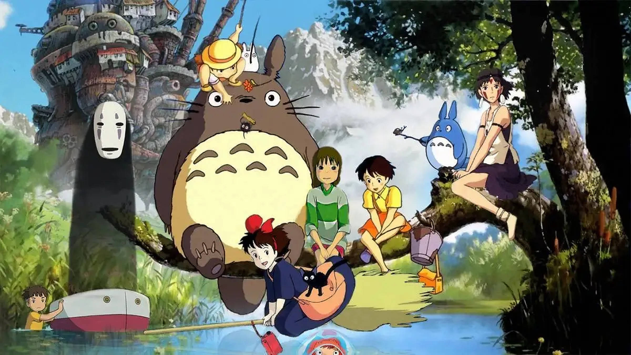 Діти з аніме Studio Ghibli Шпалери