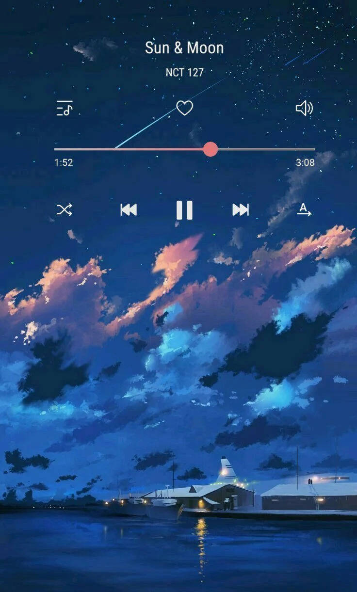 Естетична музика Sun & Moon Шпалери