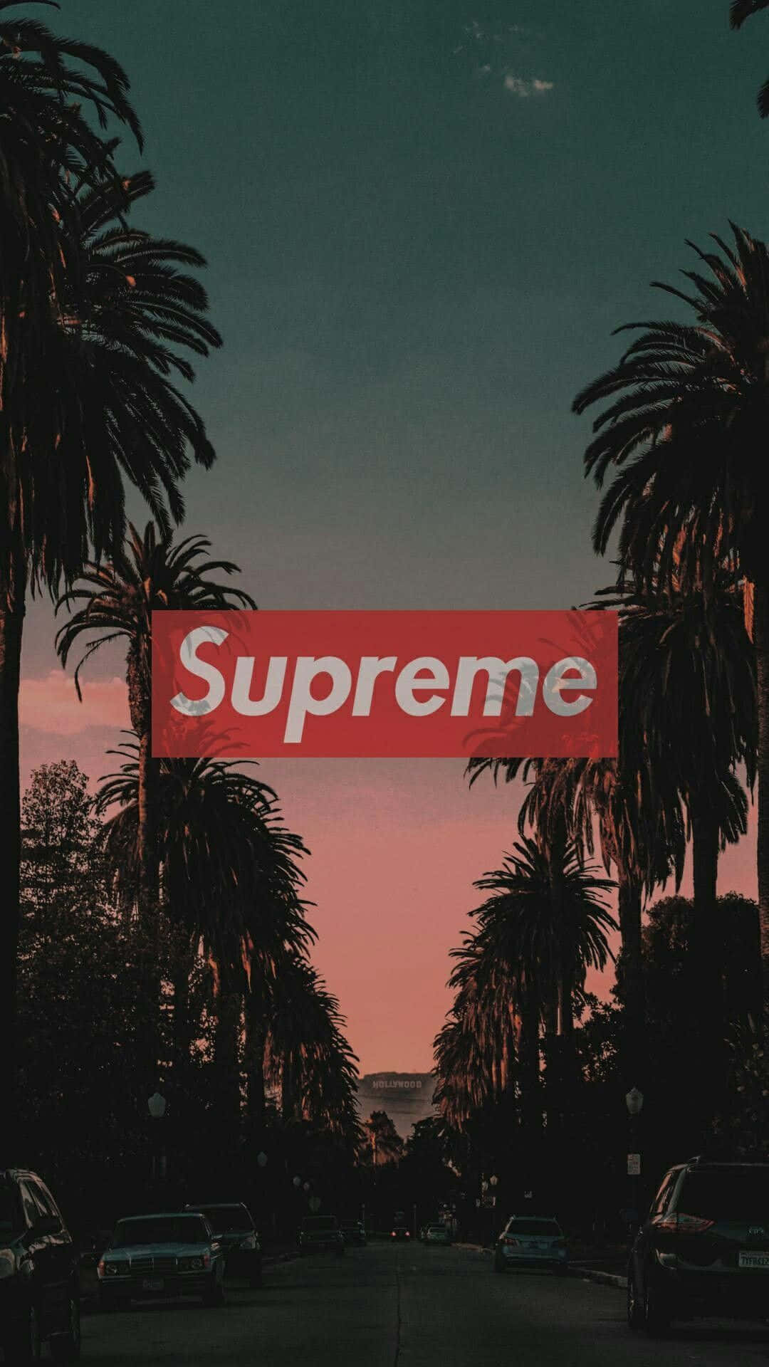 Крутой Сваг Supreme Закат Шпалери
