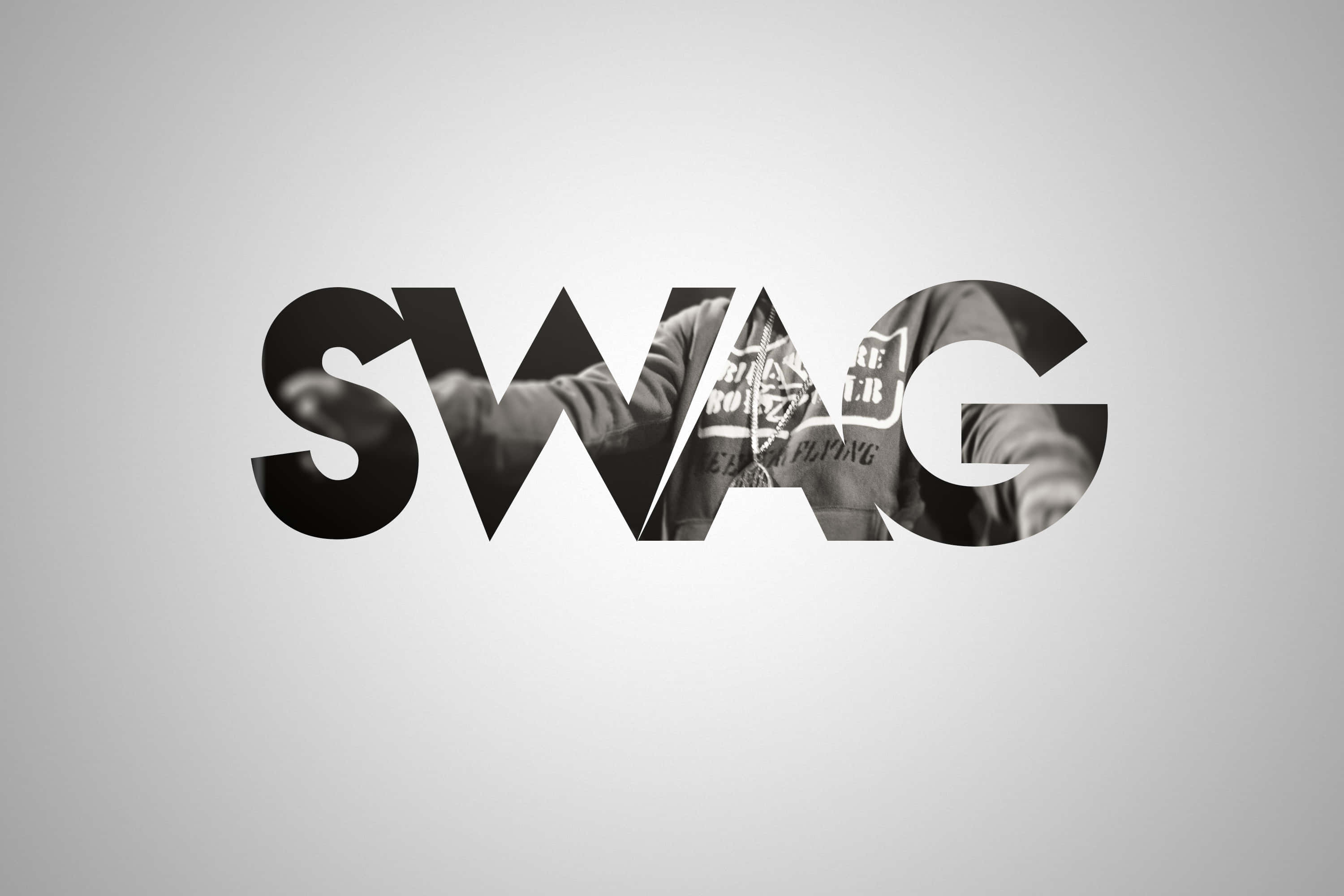 Крутий напис Swag Шпалери