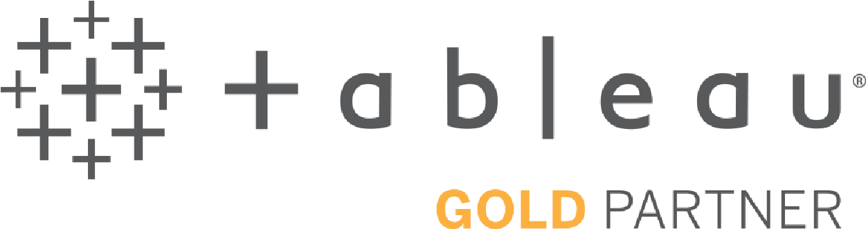 Логотип золотого партнера Tableau Шпалери