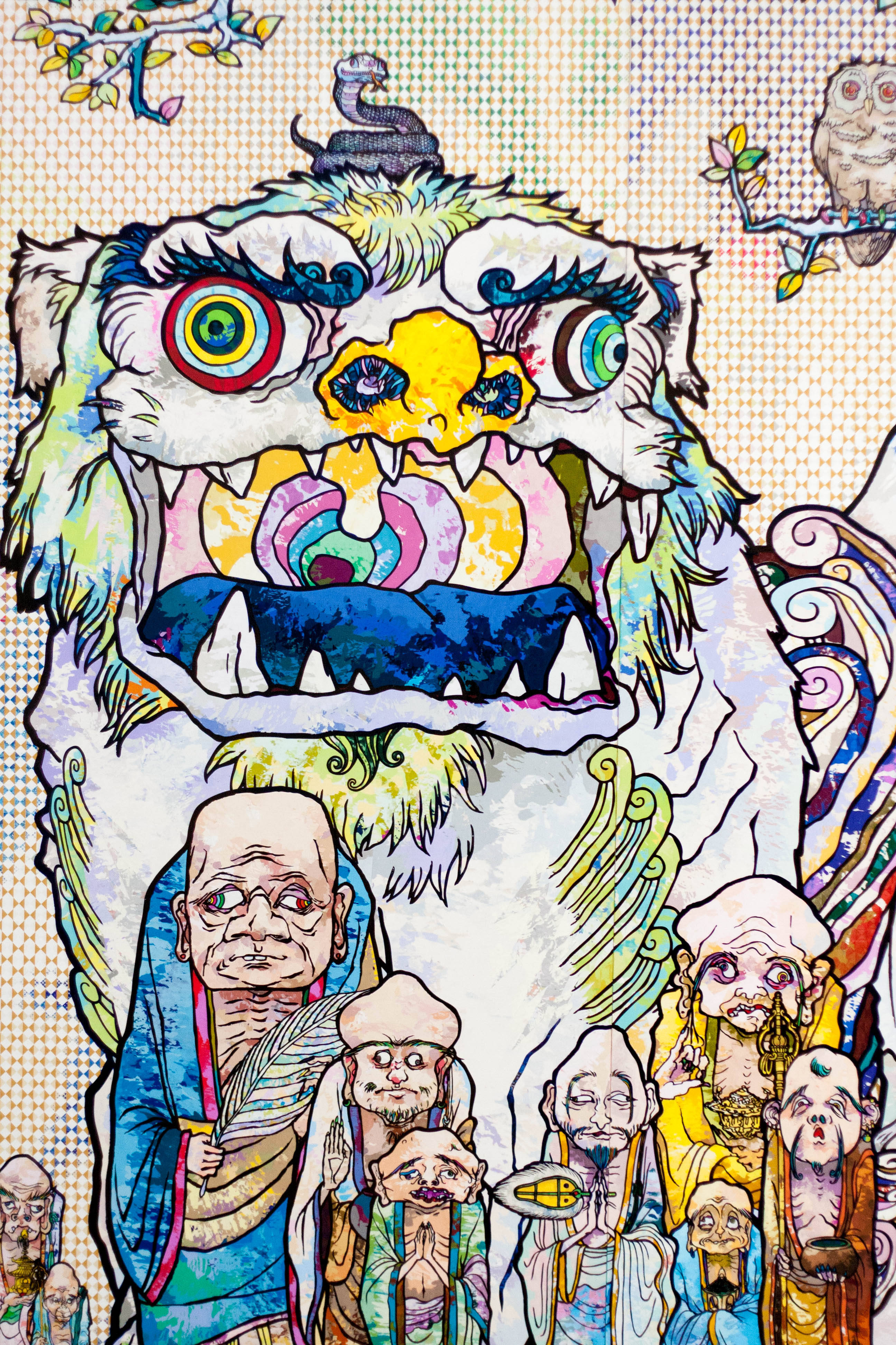 Takashi Murakami Guardian 4K Шпалери