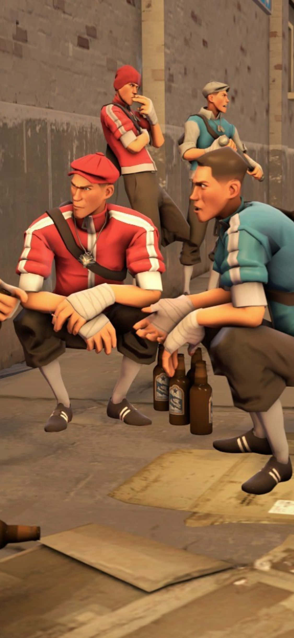 Погрузись в Team Fortress 2 с лучшим игровым смартфоном Шпалери