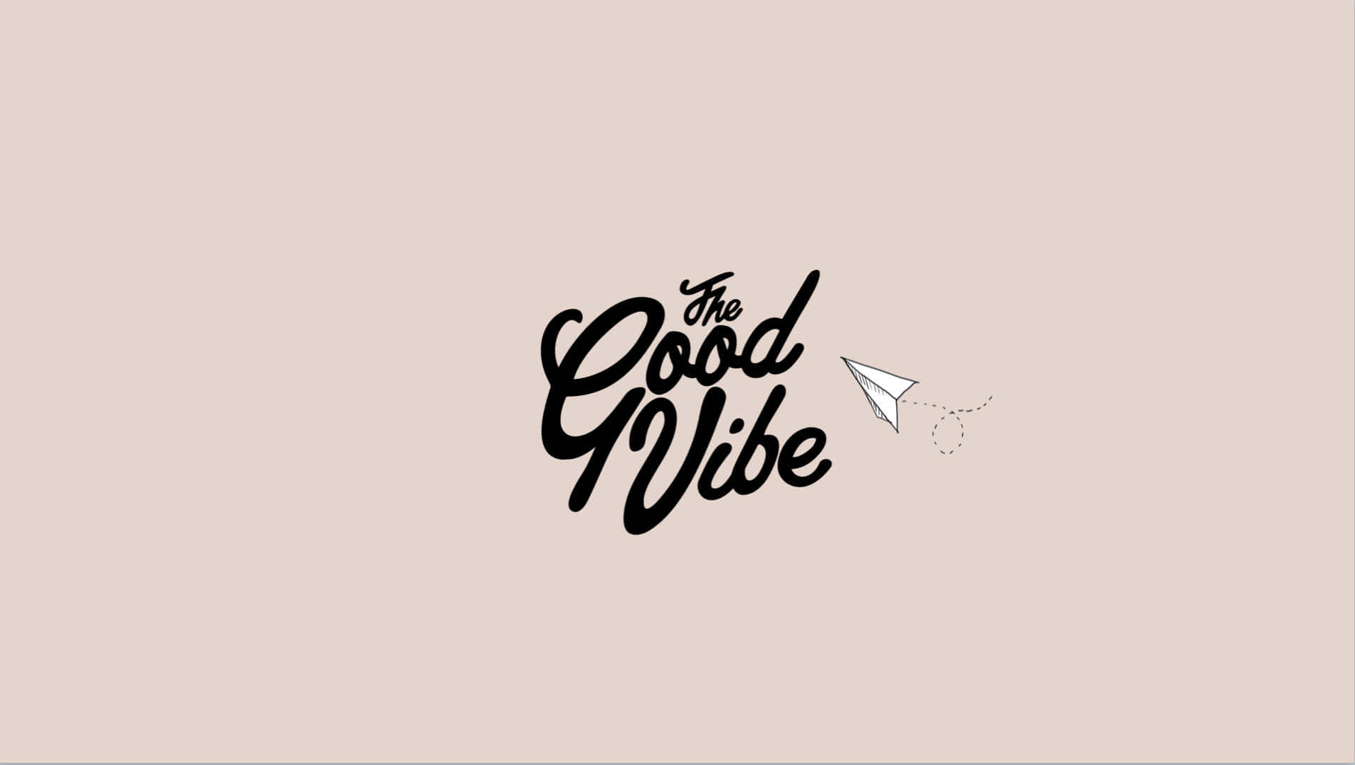 Логотип The Good Vibe Шпалери