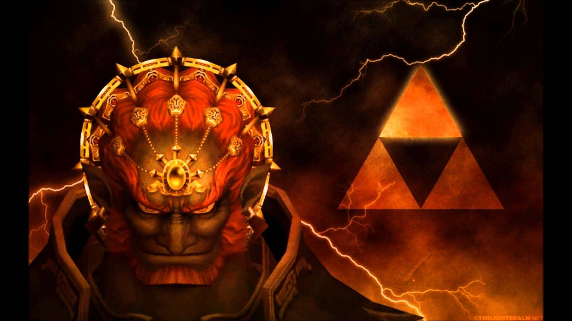 Темний володар Гандондоф у The Legend of Zelda в темній тематиці Шпалери