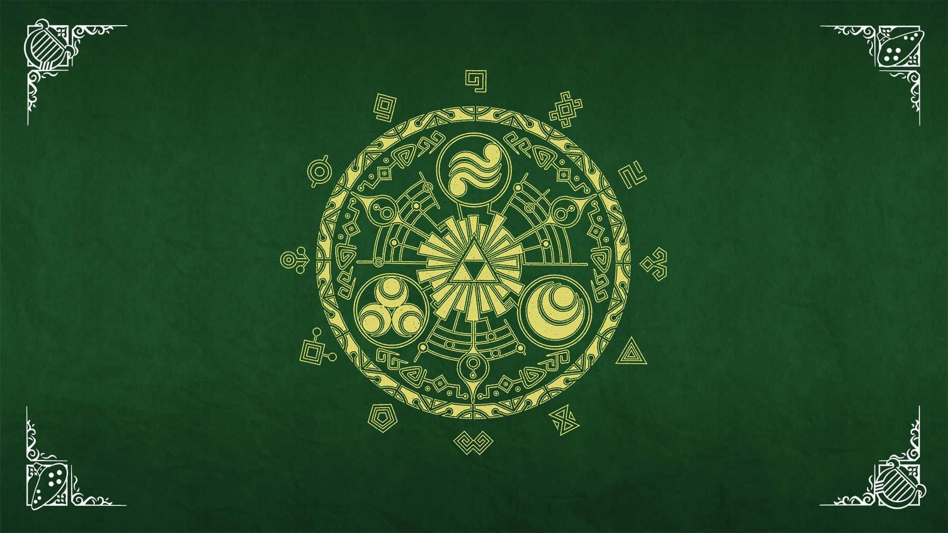 Лінк готовий зустріти ворогів у світі The Legend Of Zelda Шпалери
