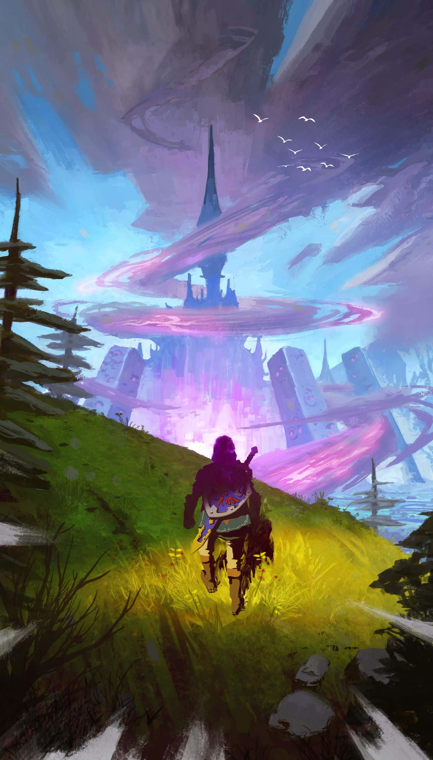 Автентичний фентезійний світ: Подорож Гайрулом у The Legend of Zelda Шпалери