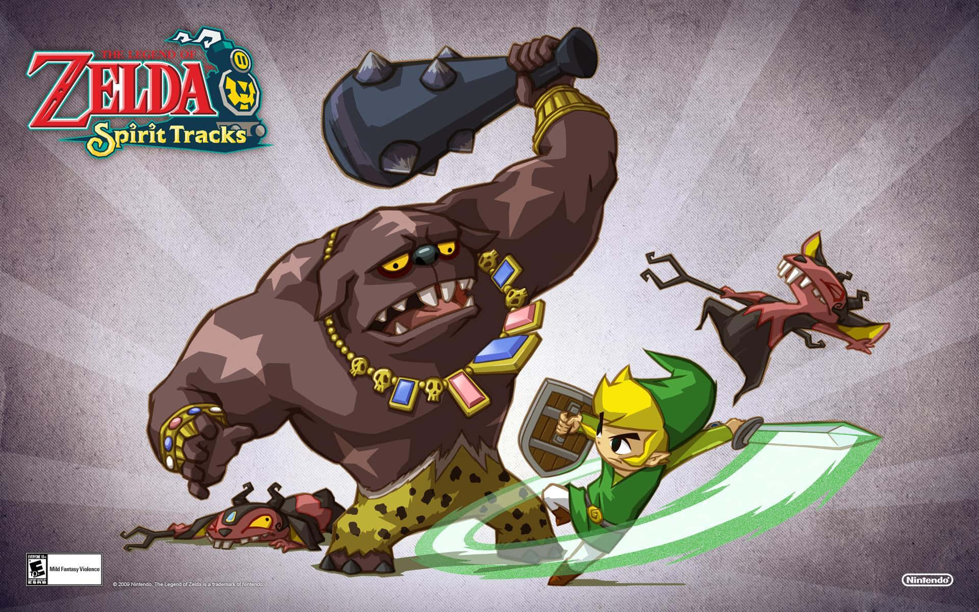 The Legend Of Zelda з Toon Link та Big Blin Шпалери