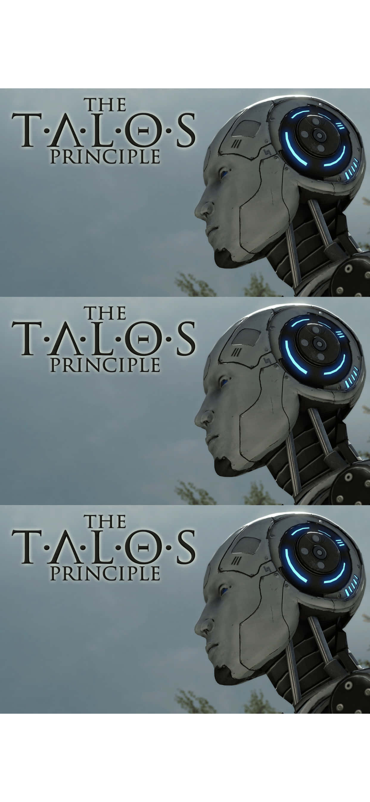 The Talos Principle - коллаж фон для iPhone XS Max Шпалери
