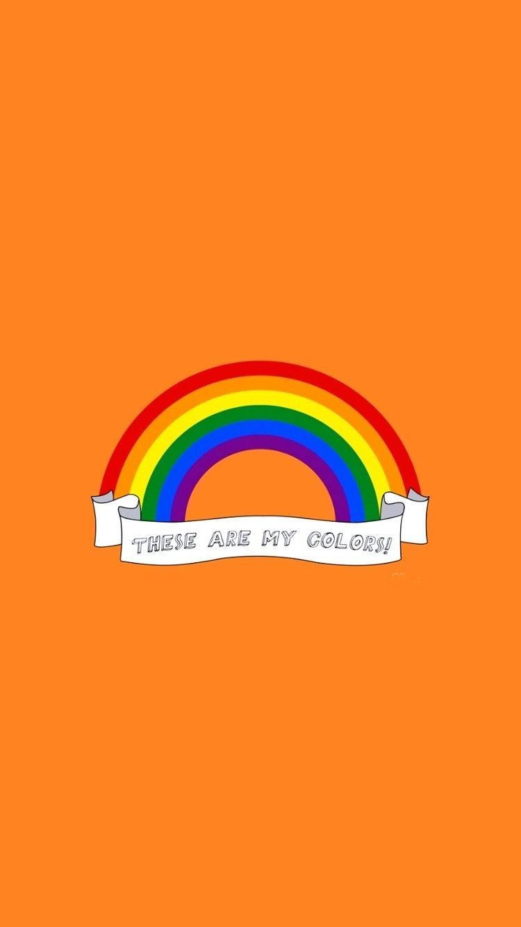 These Are My Colors Естетика ЛГБТ Шпалери