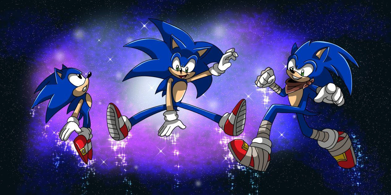 Відчуйте неймовірну пригоду з Three Acts of Sonic. Шпалери