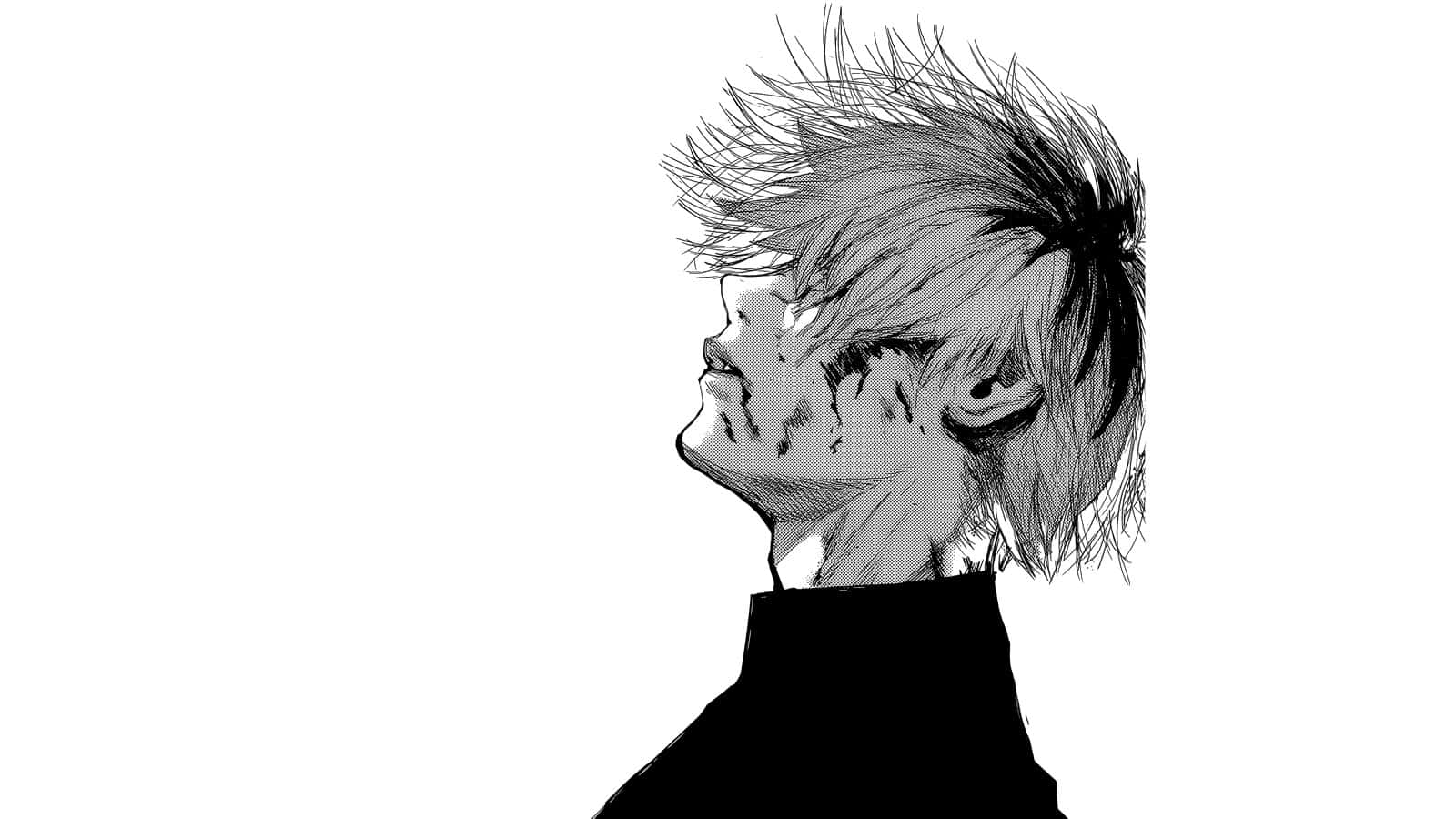 Tokyo Ghoul Чорно-білий аватар Канекі
