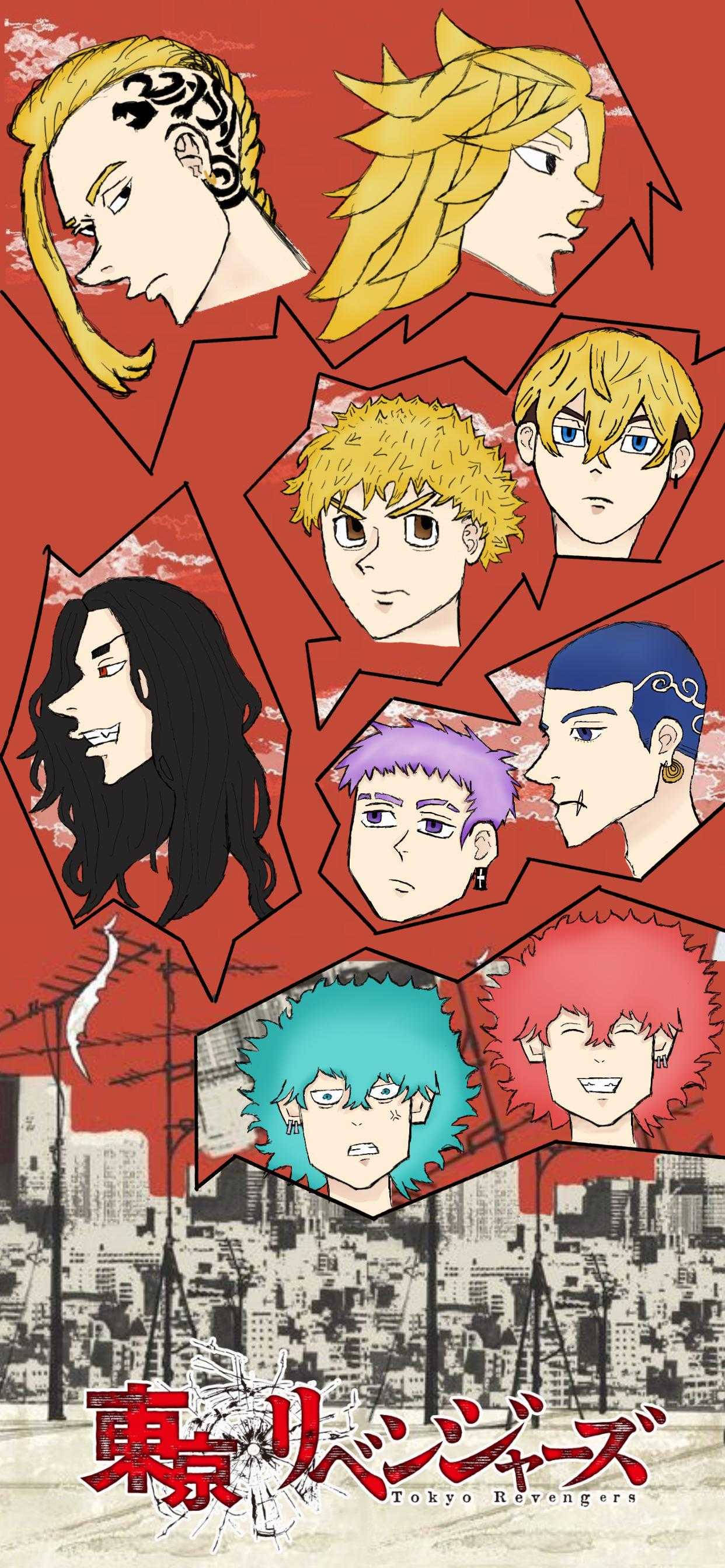 Члены банды Tokyo Revengers Шпалери