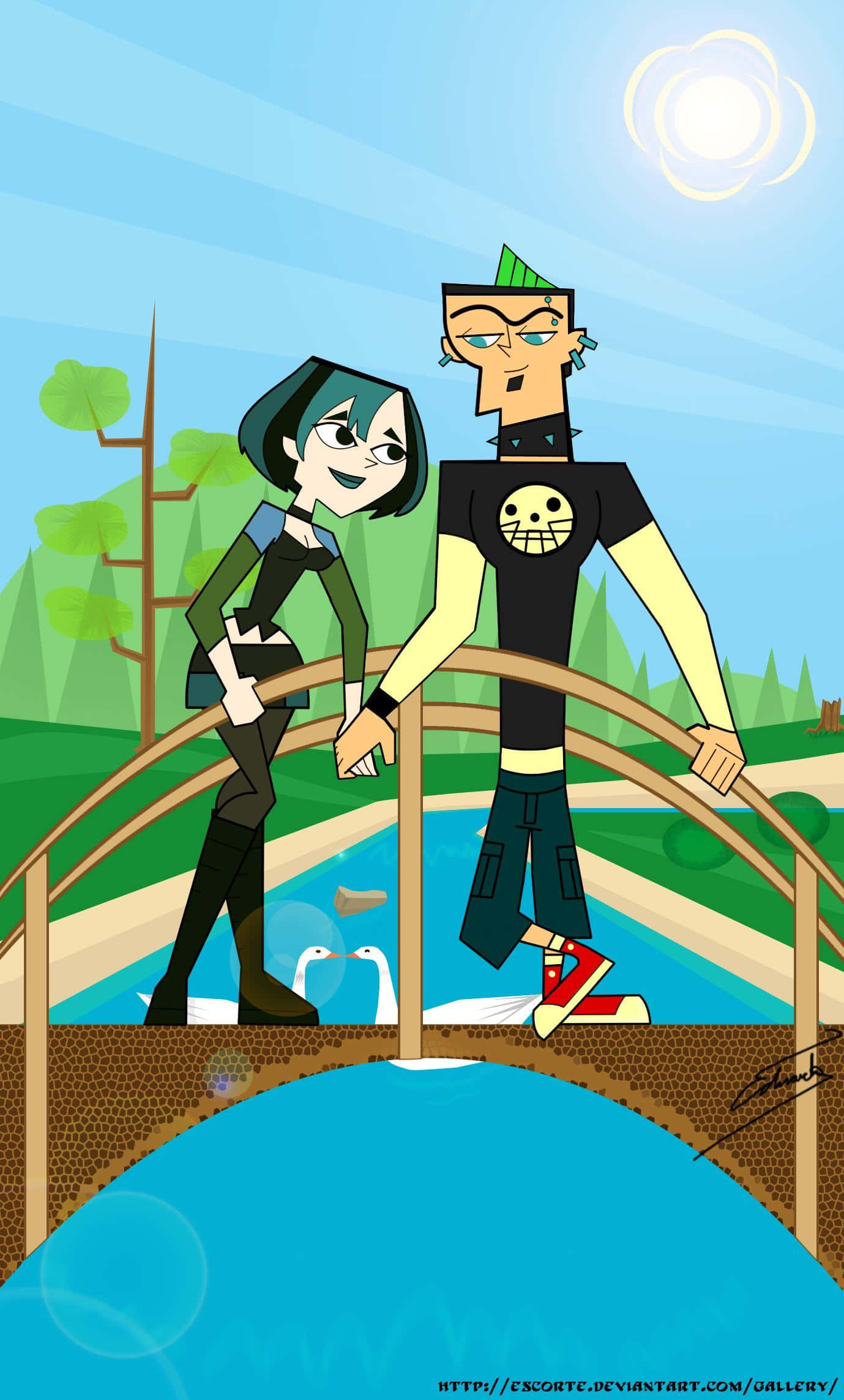 Добро пожаловать в дикий мир Total Drama! Шпалери