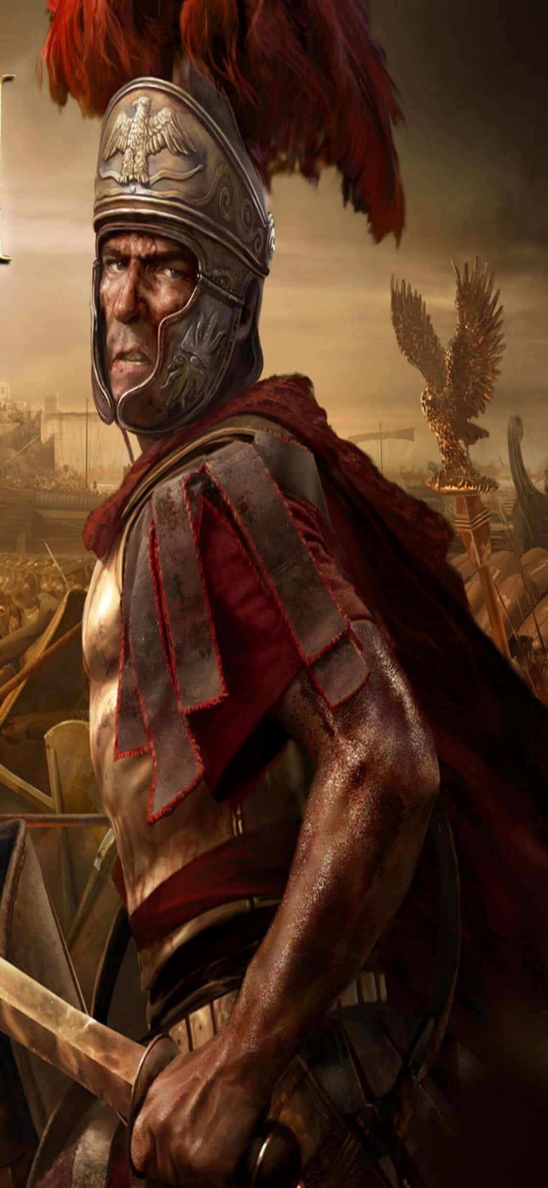 Веди эпические битвы в Total War Rome 2 на iPhone XS Шпалери