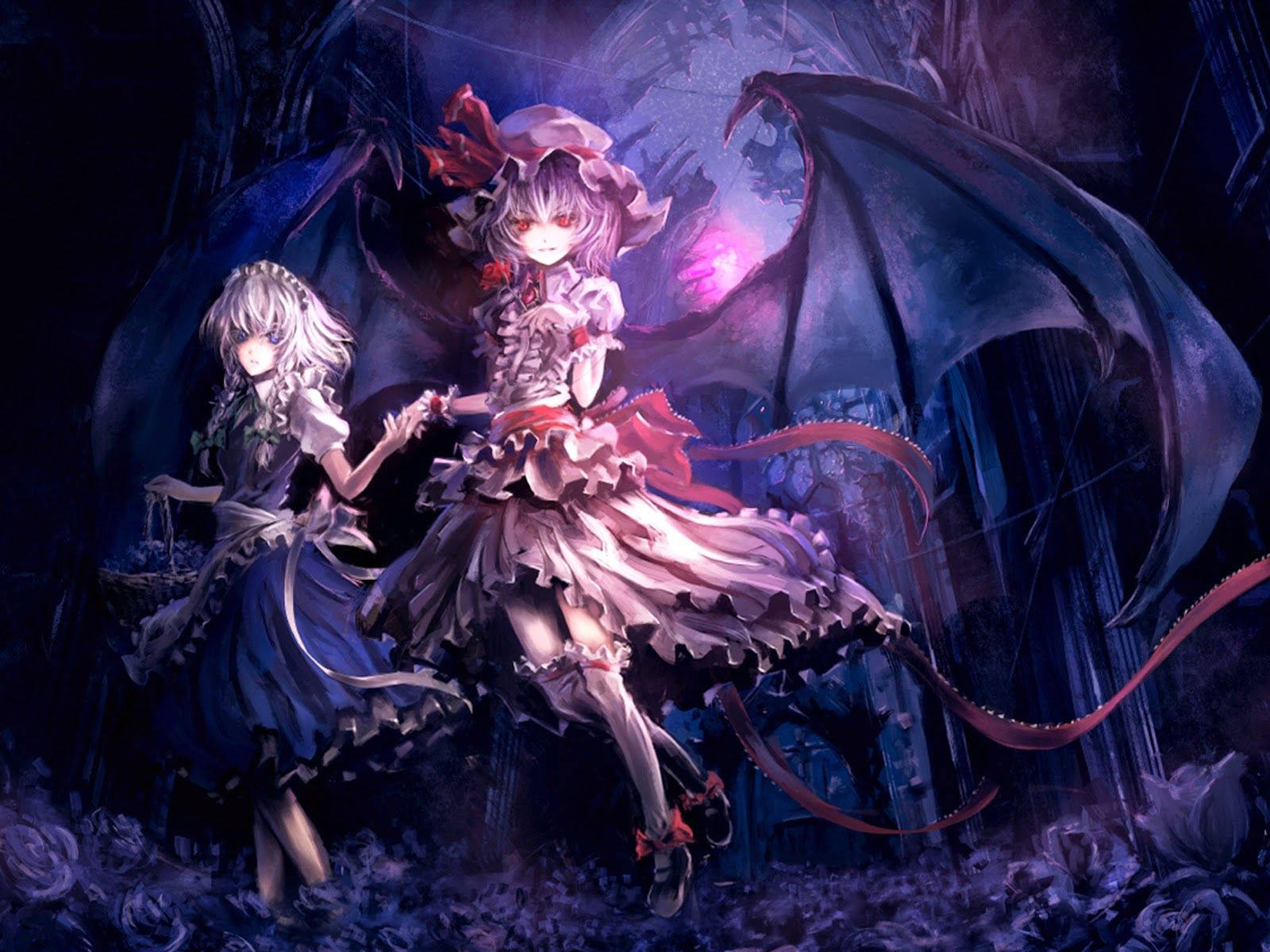 Аніме демон Touhou Project Шпалери