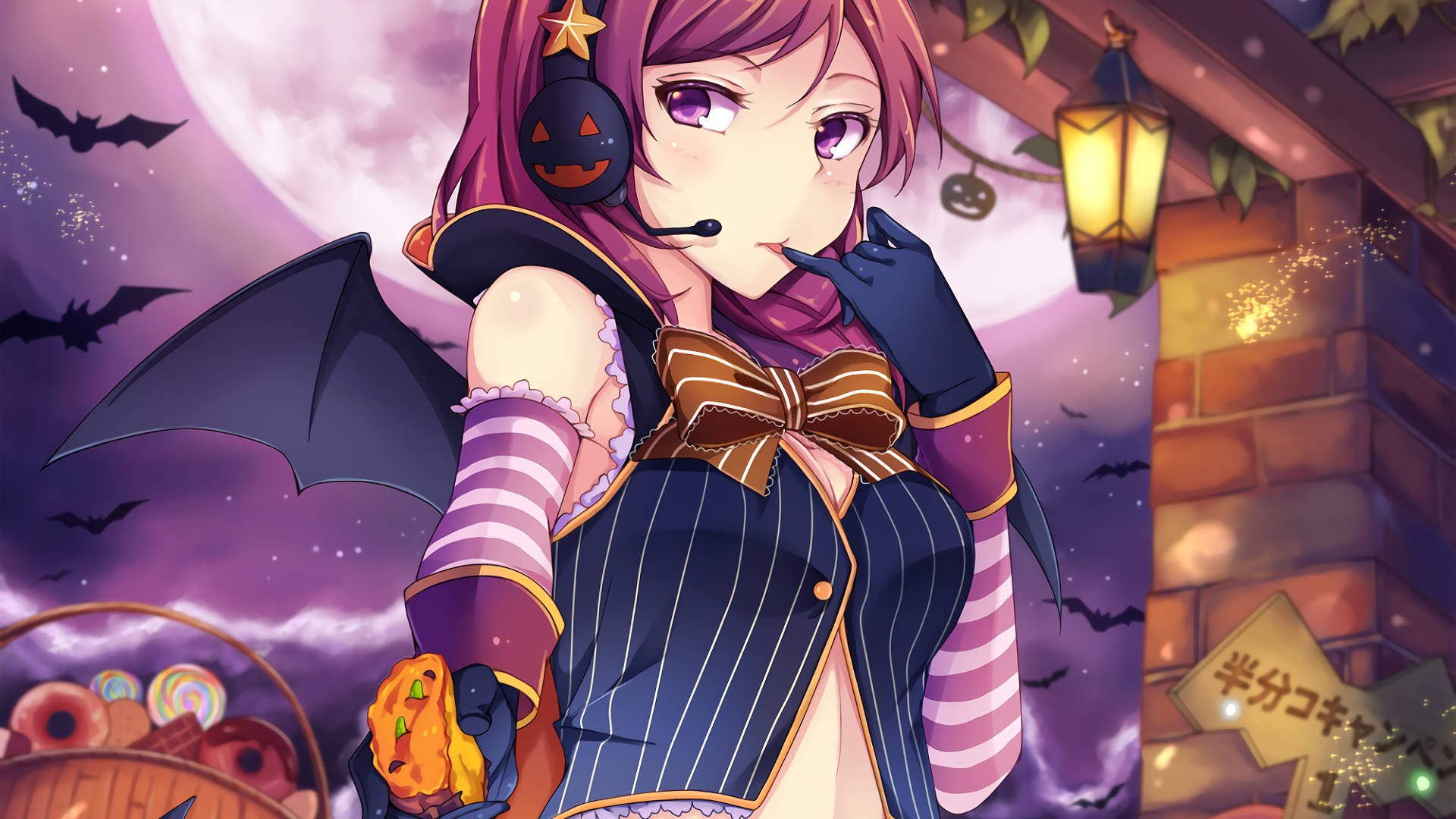 Аніме Лайв Trick or Treat Шпалери