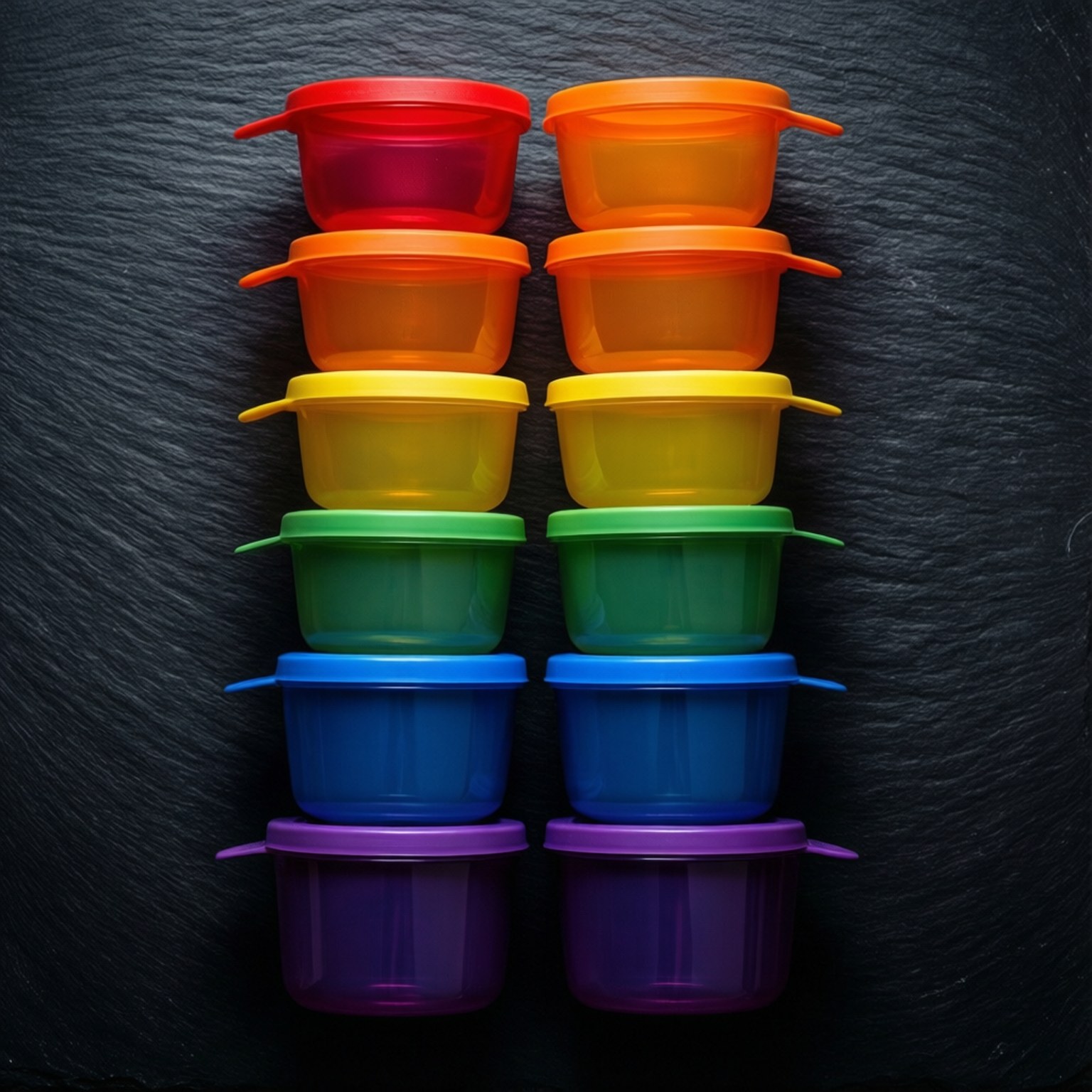 Радужная симметрия Tupperware Шпалери
