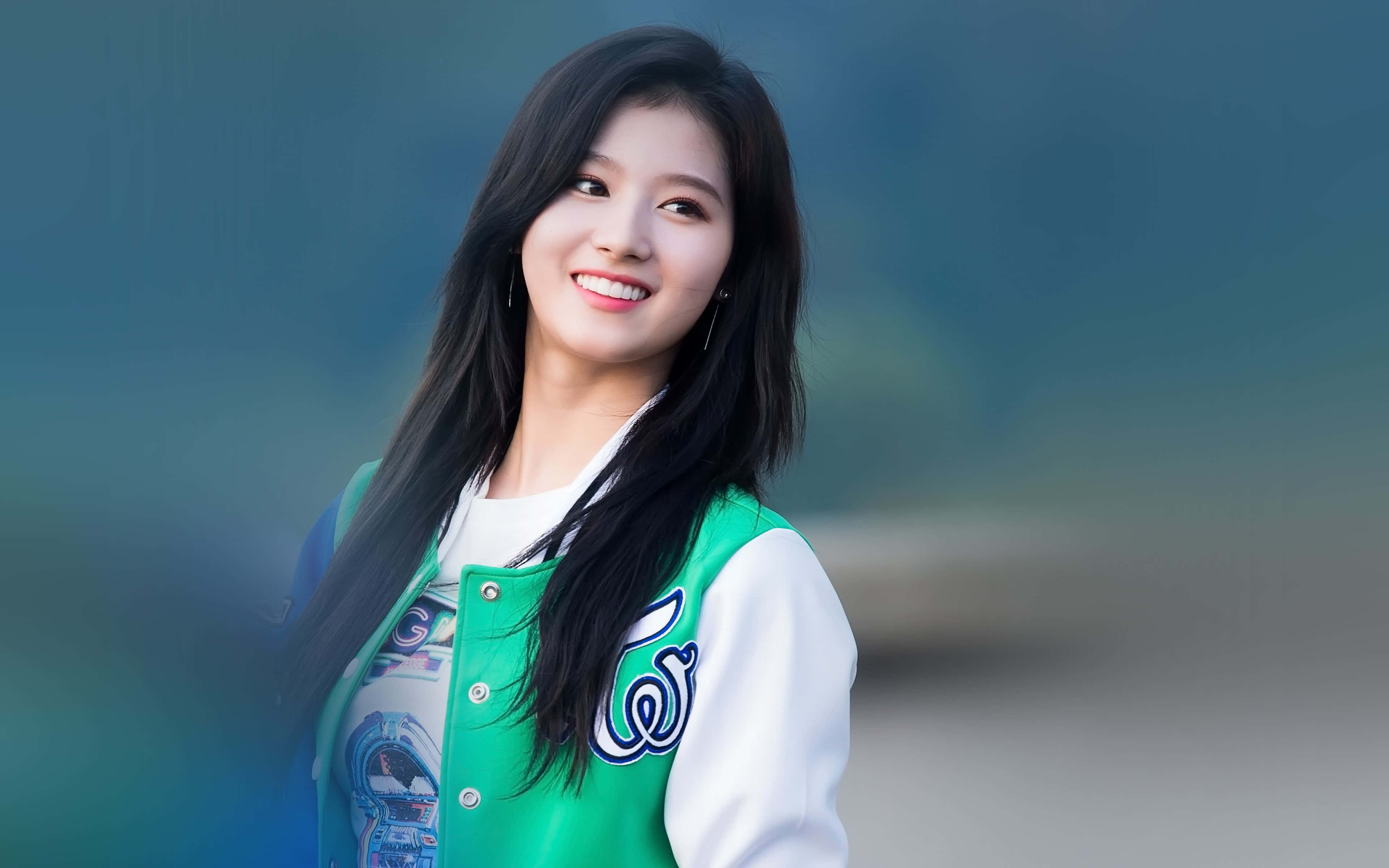 Twice на концерте: групповое фото Шпалери
