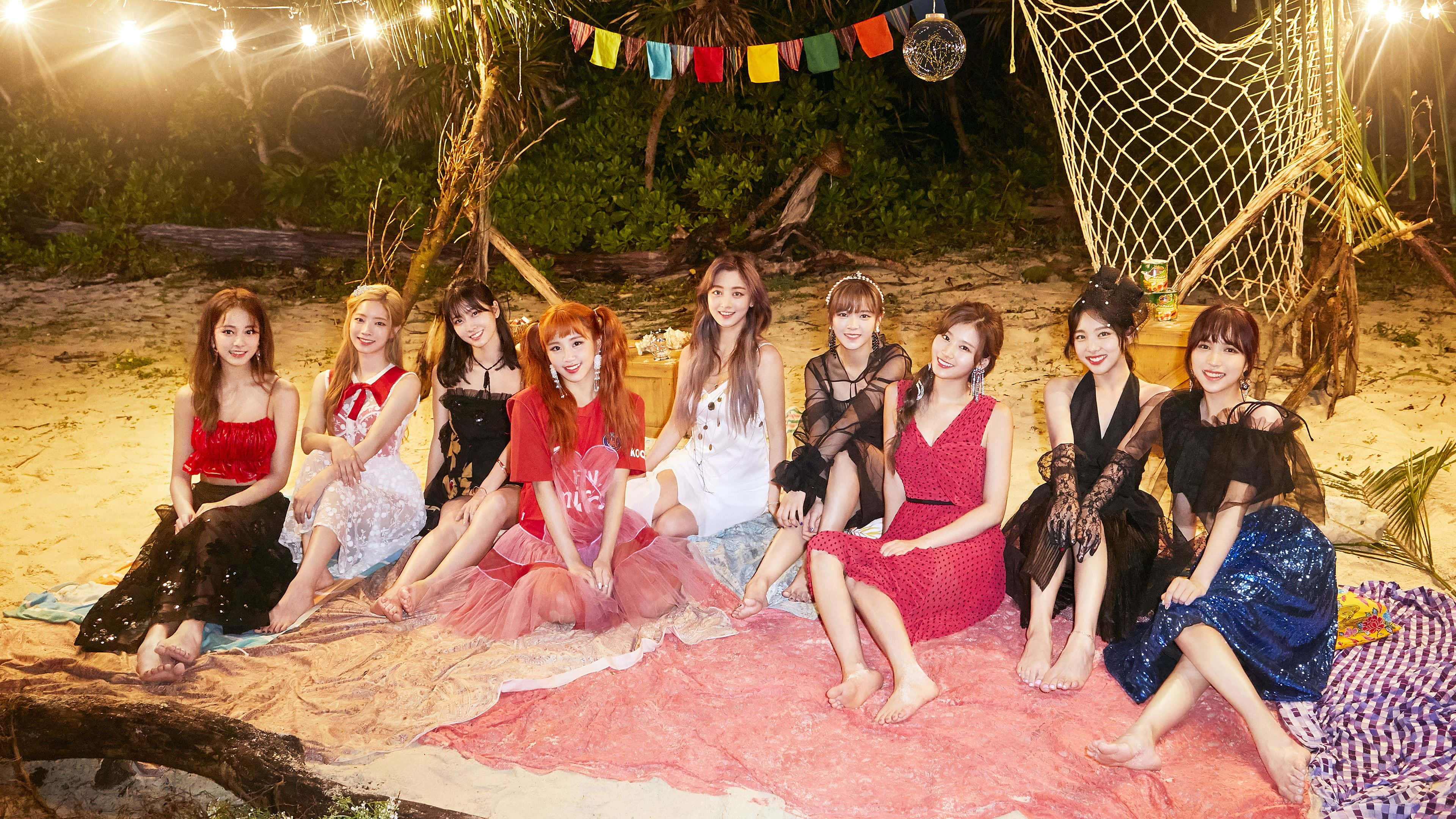 Twice: Сенсаціонная Kpop-группа из Южной Кореи Шпалери