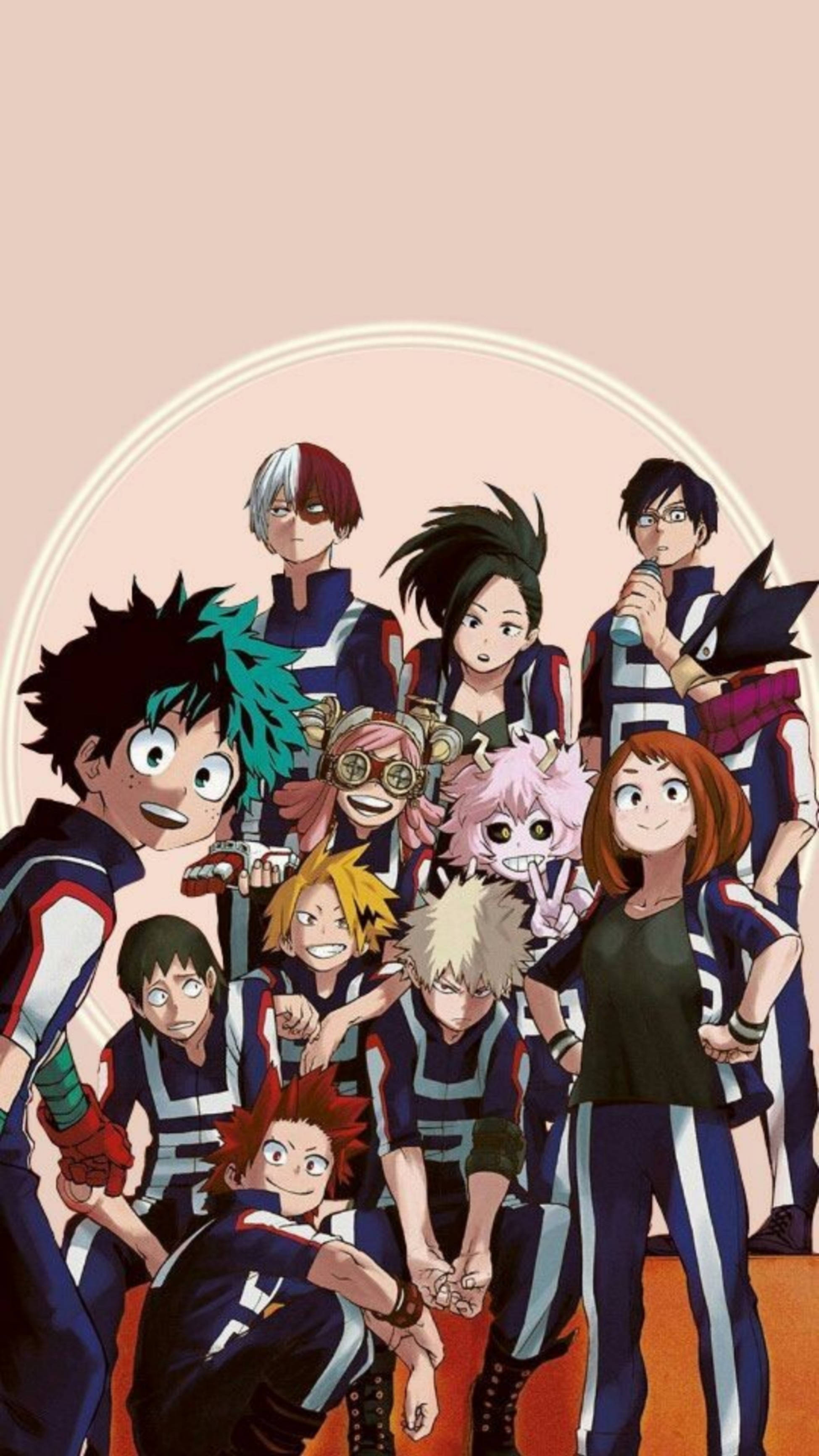 Спортивний фестиваль U.A. My Hero Academia для iPhone Шпалери
