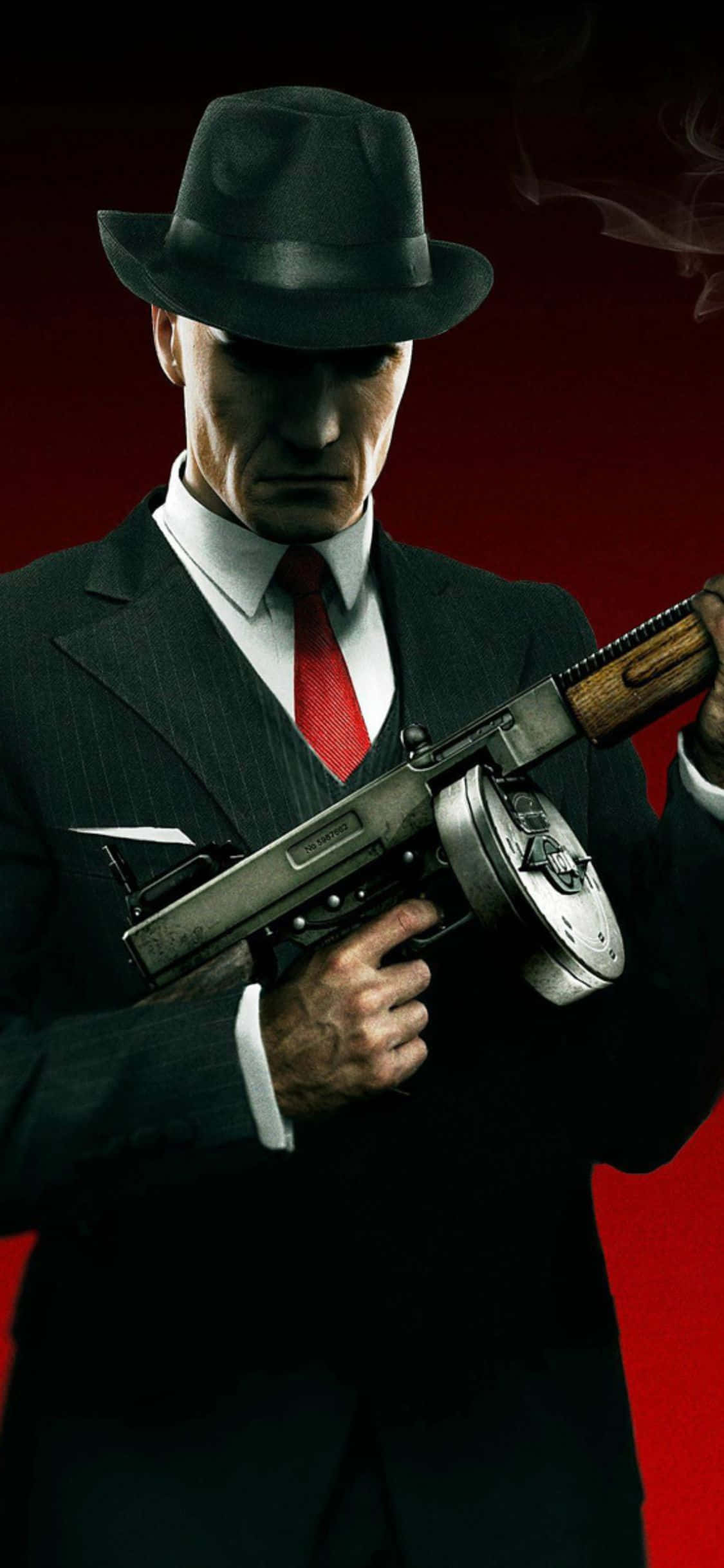 Станьте Ultimate Hitman с iPhone X Шпалери