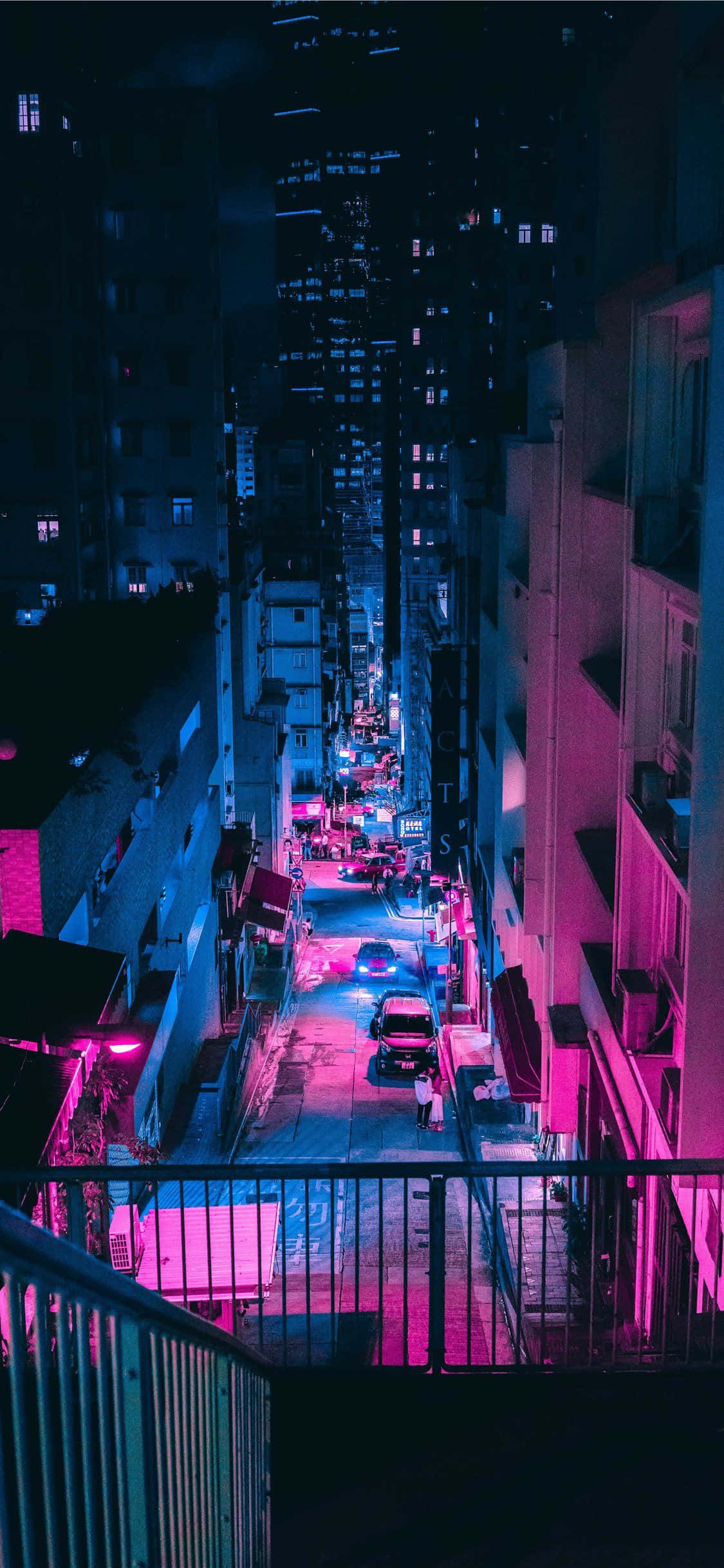 Заявите о себе с этим Vaporwave iPhone Шпалери