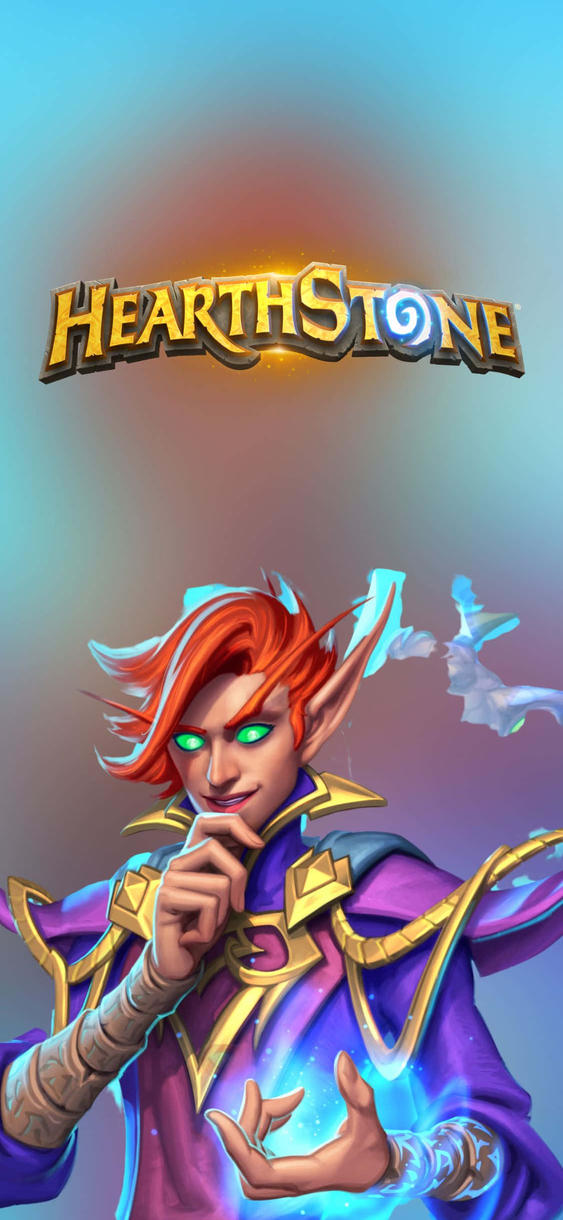 Фонове зображение Varden Dawngrasp для iPhone XS Hearthstone Шпалери