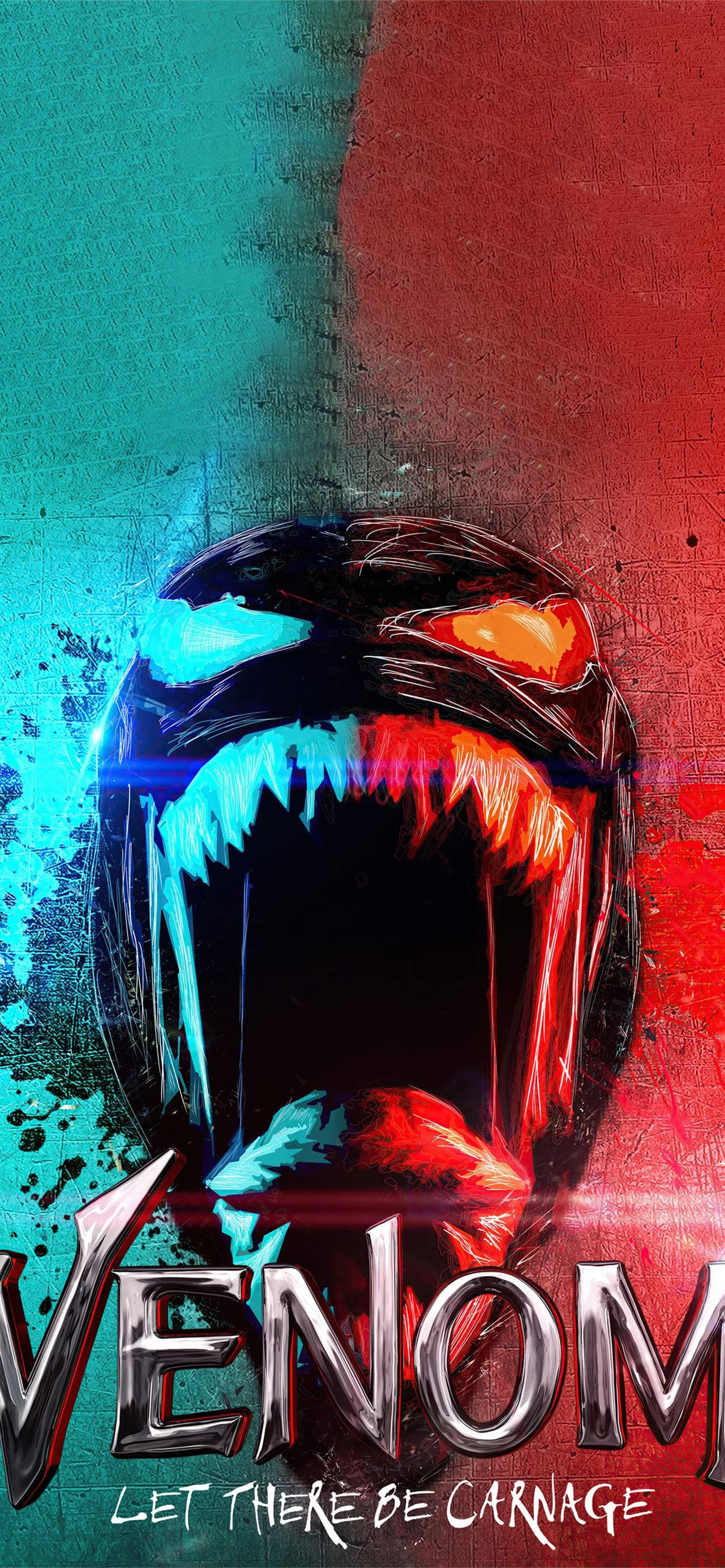 Venom Let There Be Carnage Face Шпалери