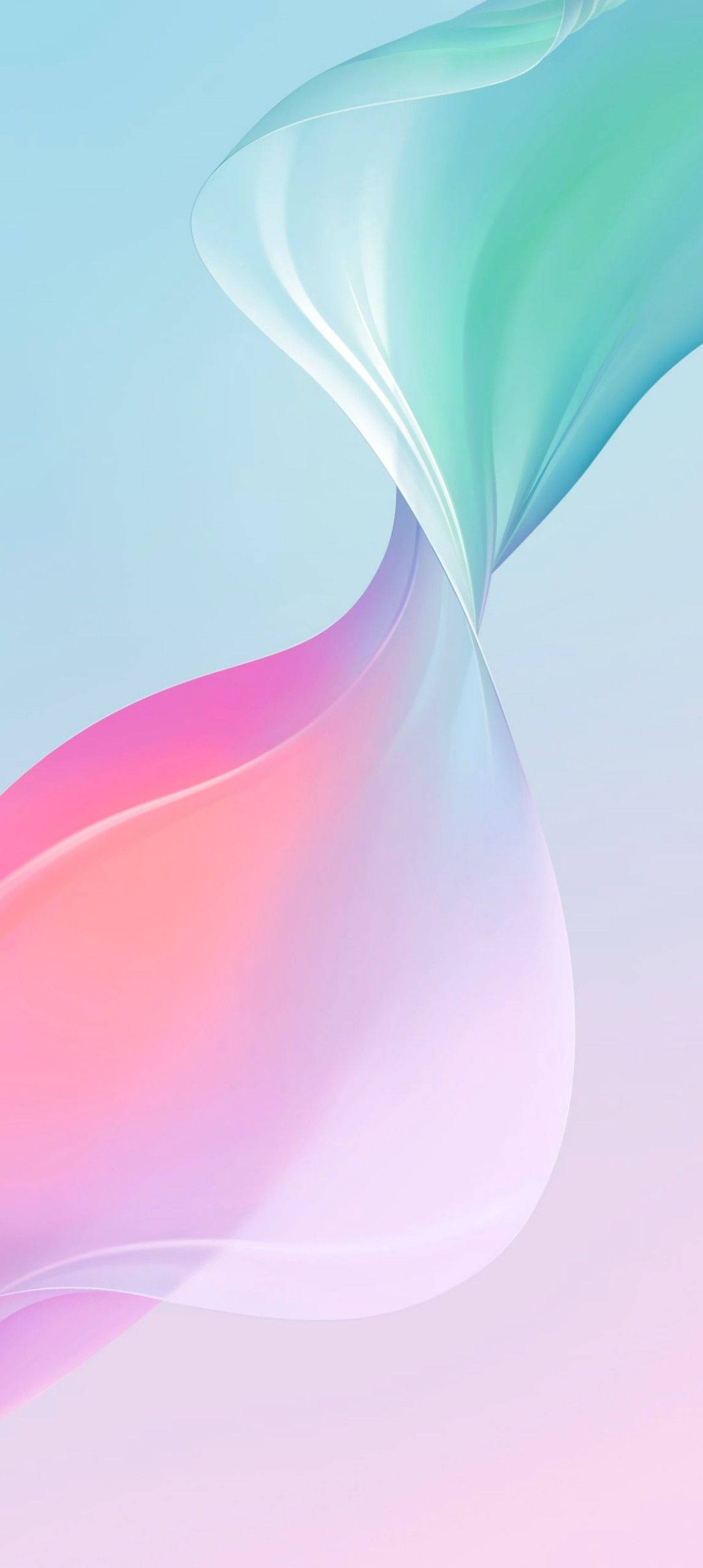 Яркий багатоколірний дизайн Vivo V20 Ribbon Шпалери