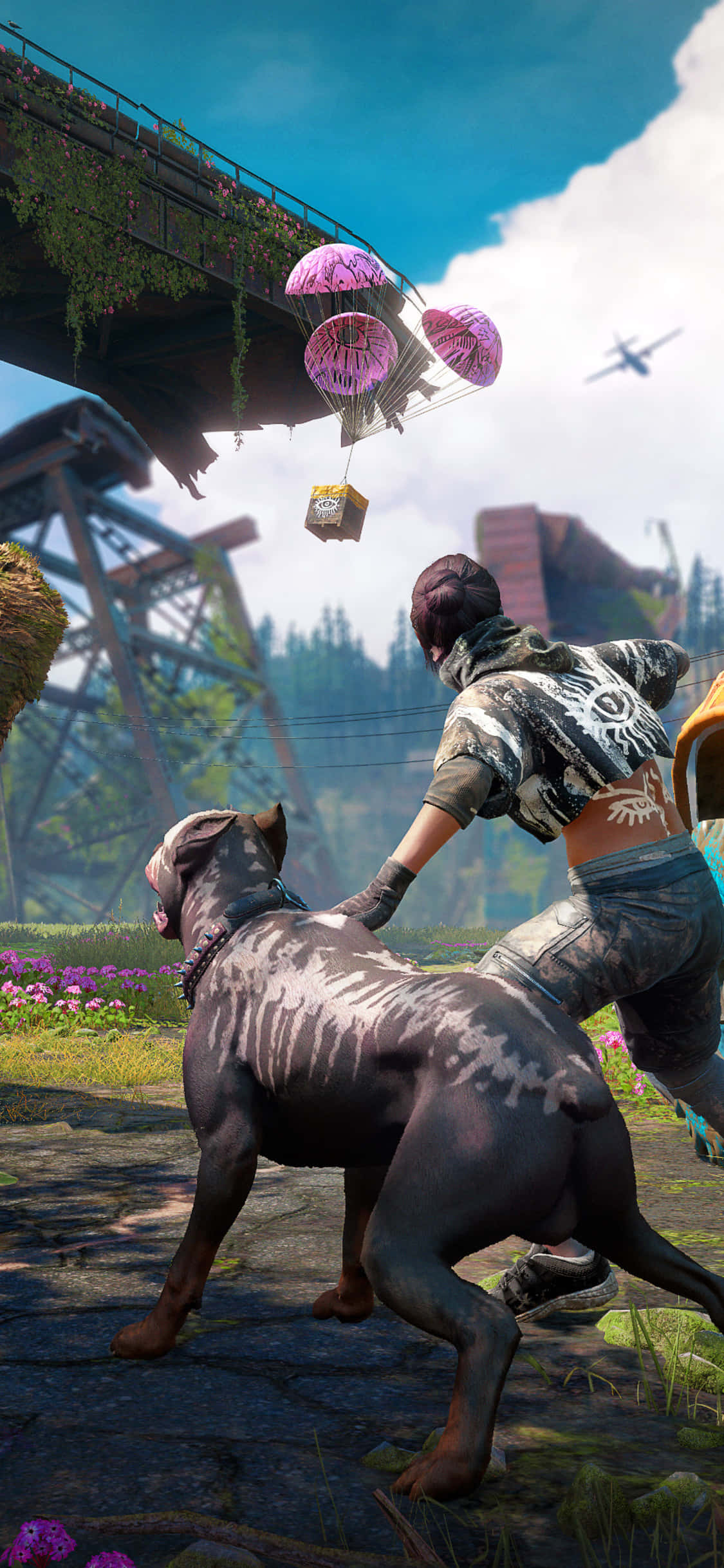 Фонове зображение Waiting For Loot для Pixel 3 Far Cry New Dawn Шпалери