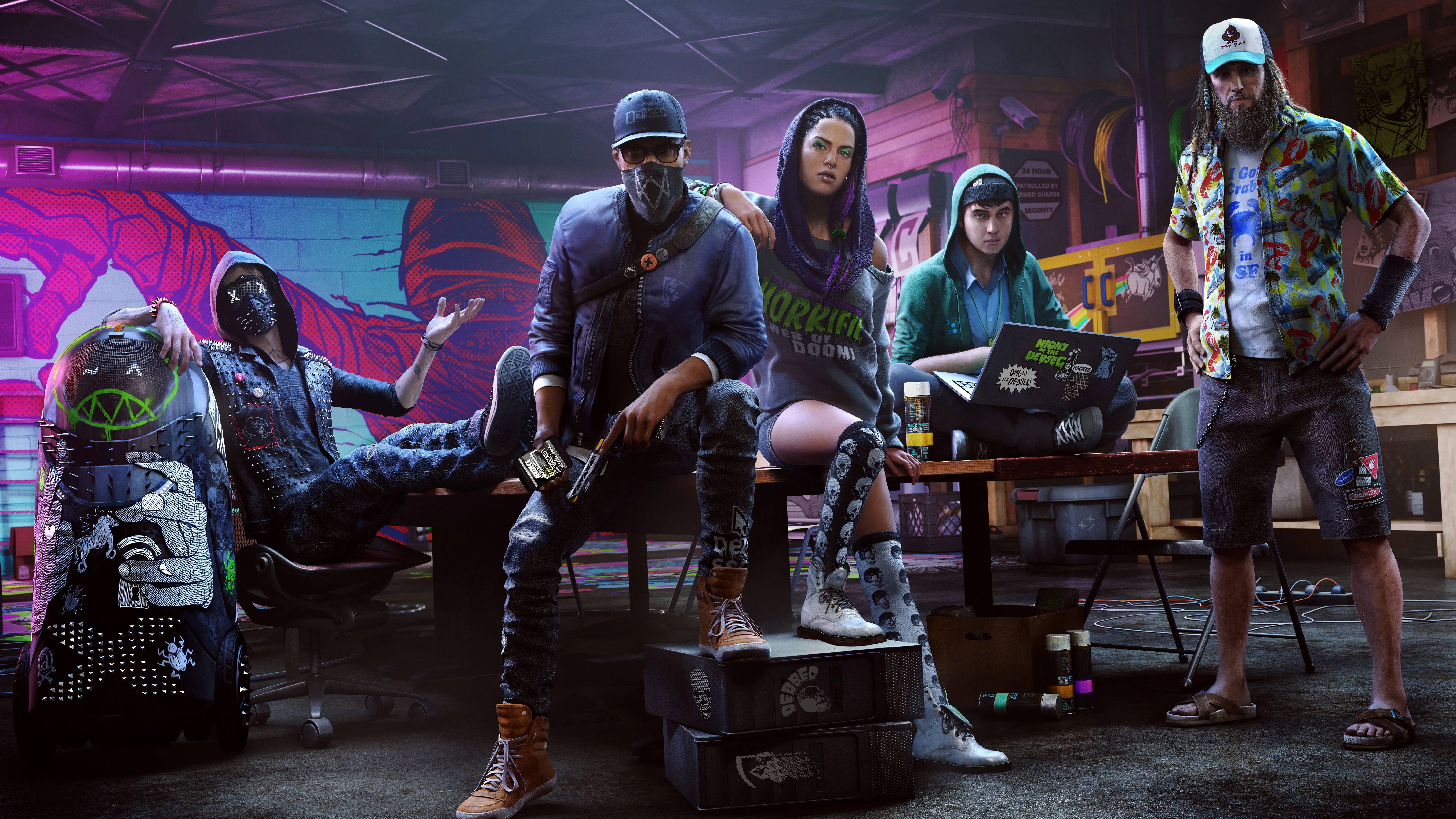 Watch Dogs 2 8K Ігровий Шпалери