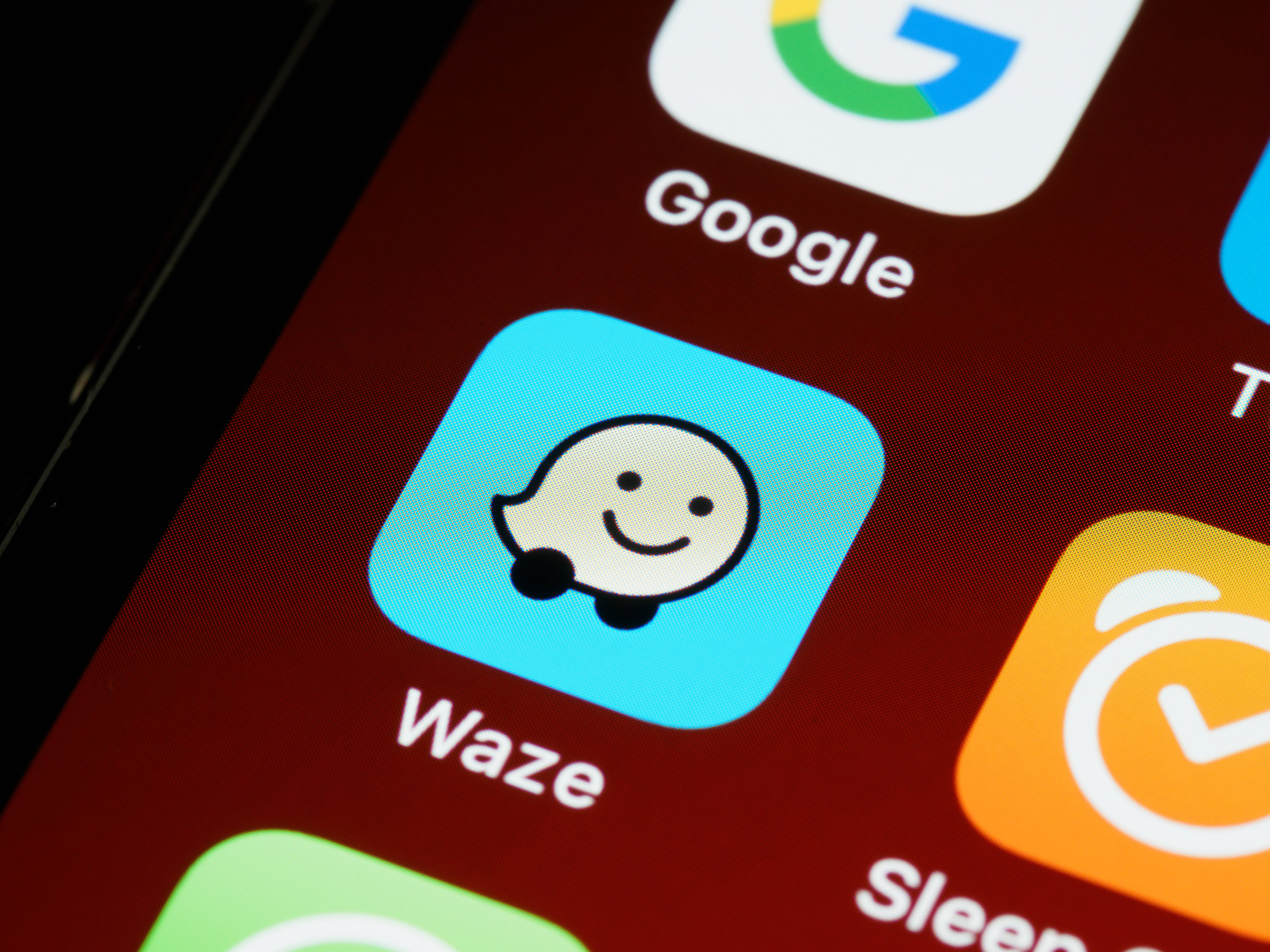 Приложение Waze iOS 13 Шпалери