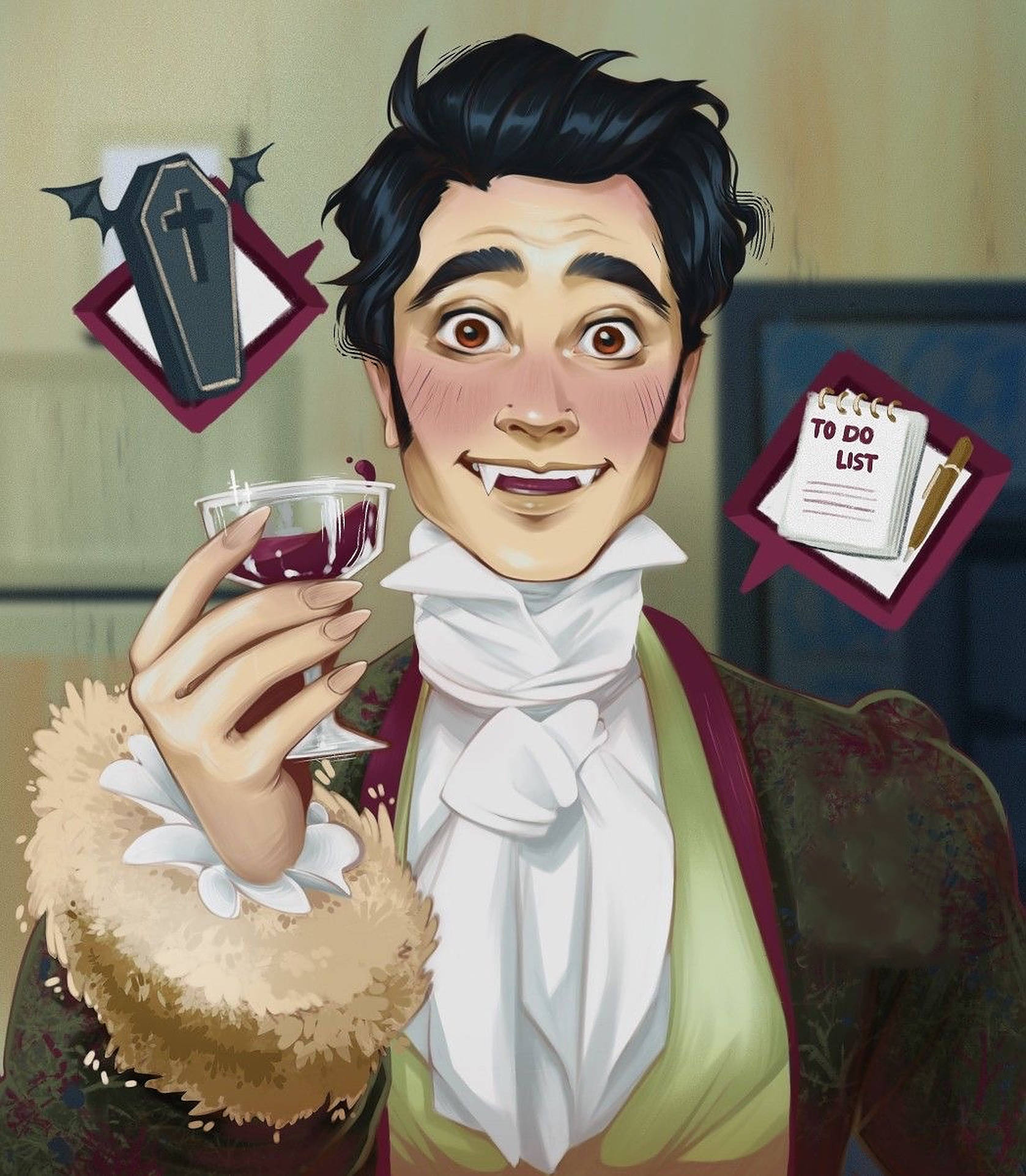 What We Do In The Shadows Вино Шпалери