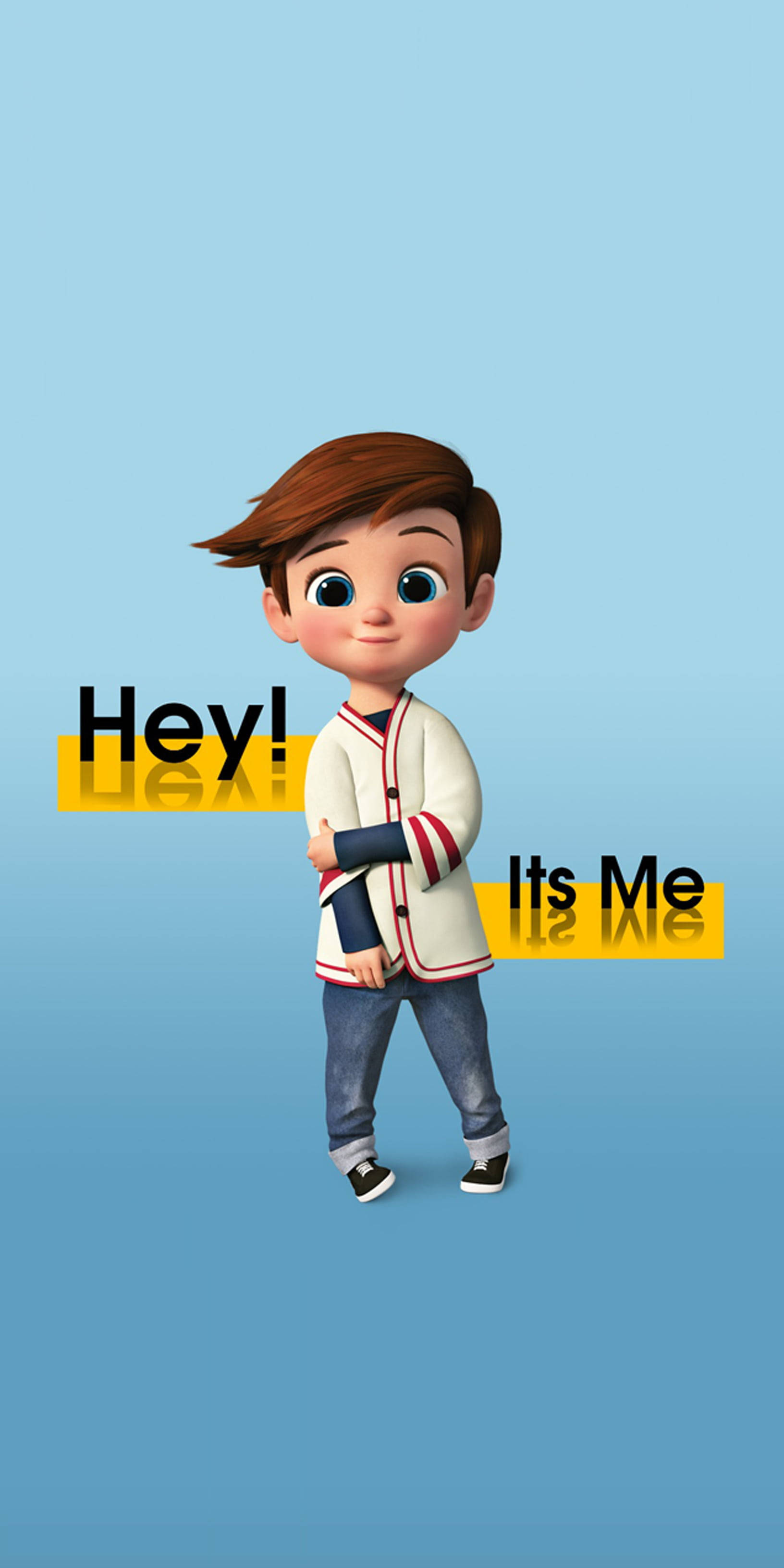 Хлопчик у стилі мультфільму для WhatsApp DP Шпалери