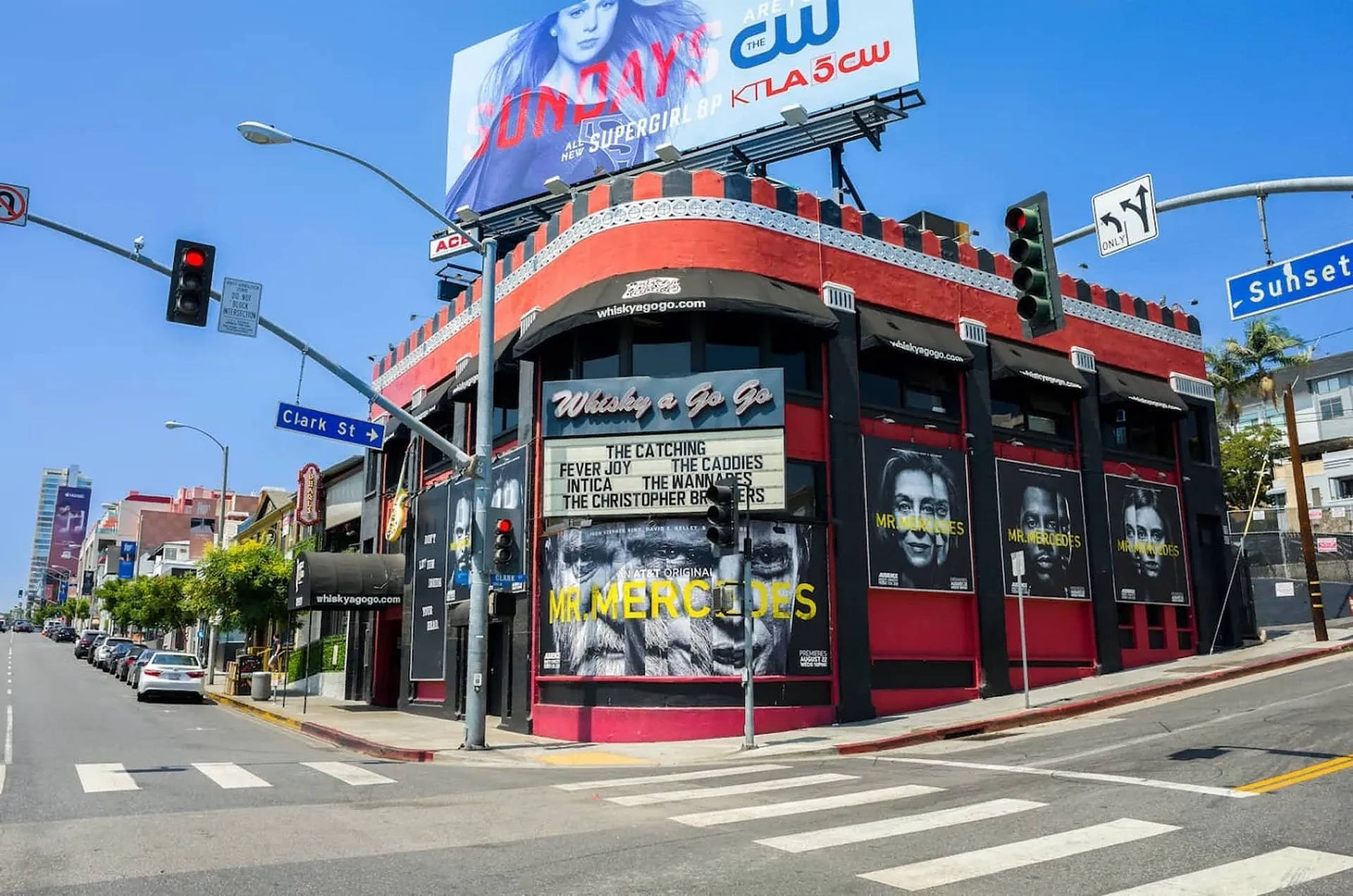 Whisky A Go Go на Сансет-бульвар Шпалери