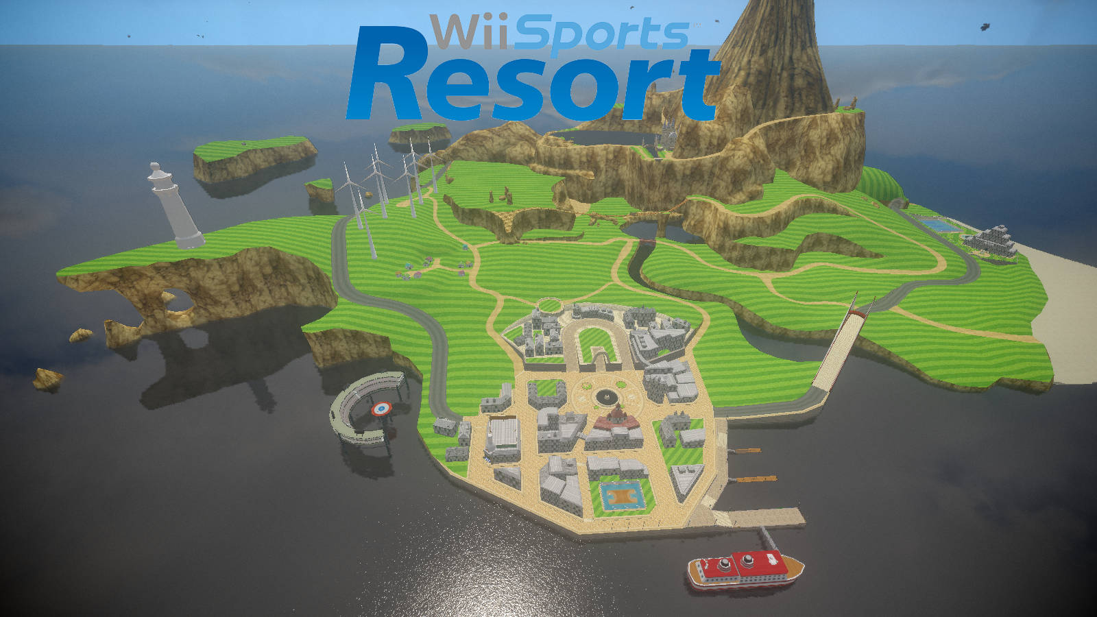 Wii Sports Resort Острів Вуху Шпалери