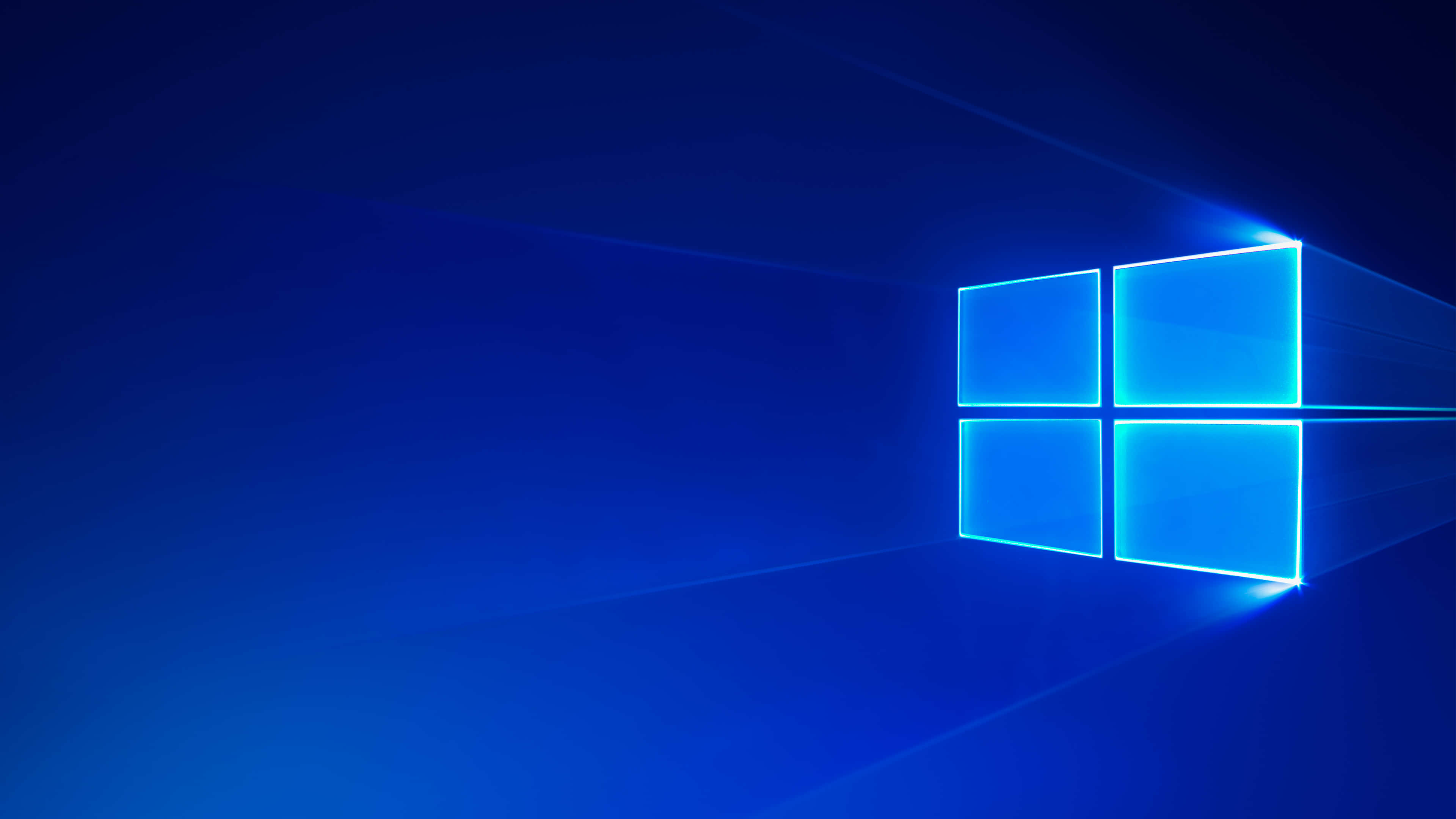 Чудовий синій фон Windows 10 Шпалери