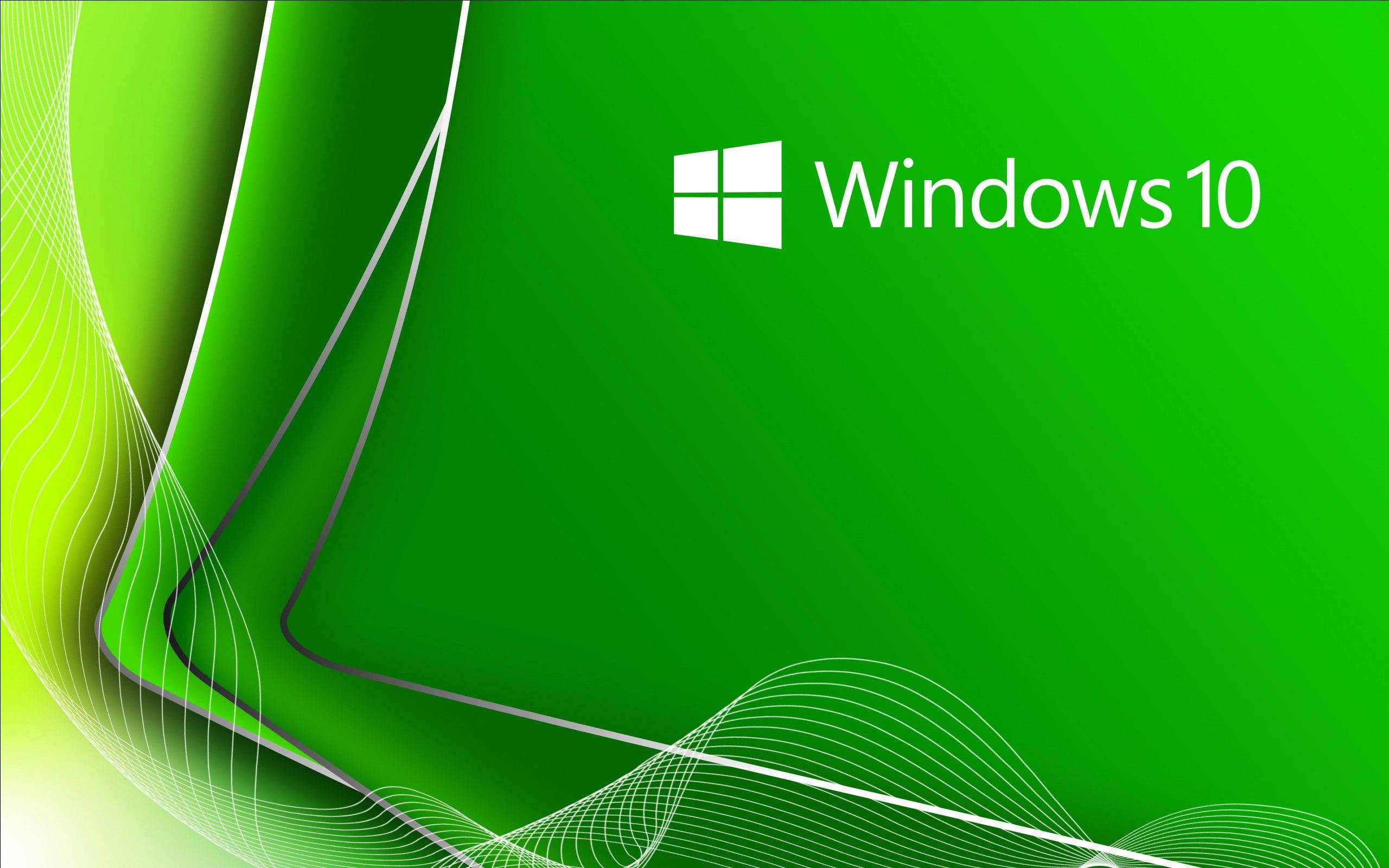 Оригінальний зелений Windows 10 Шпалери