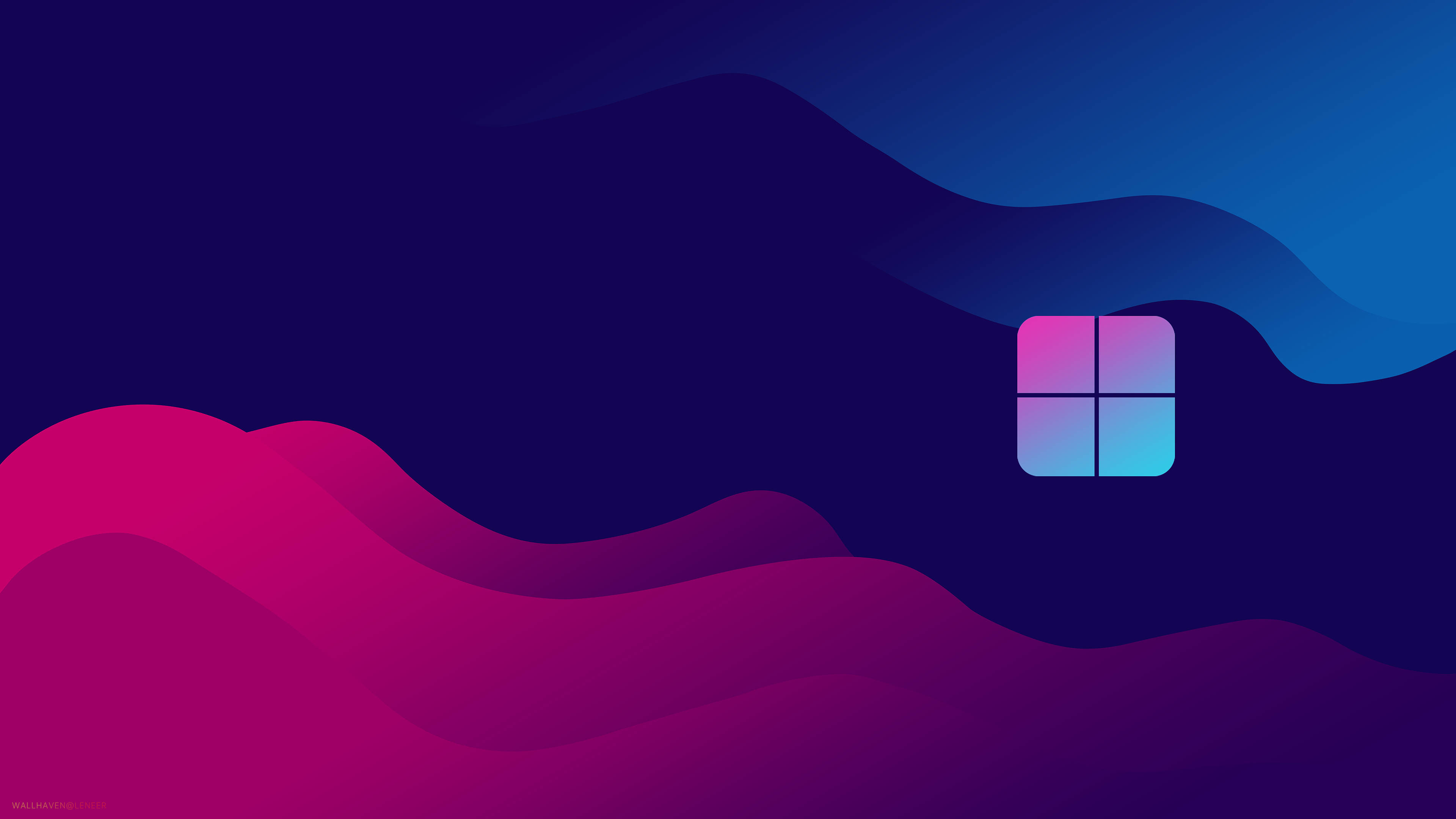 Оригінальний Windows фіолетовий та синій Шпалери