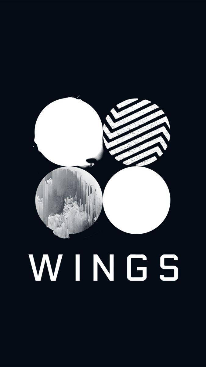 Бі-Ті-Ес Лого Wings Шпалери