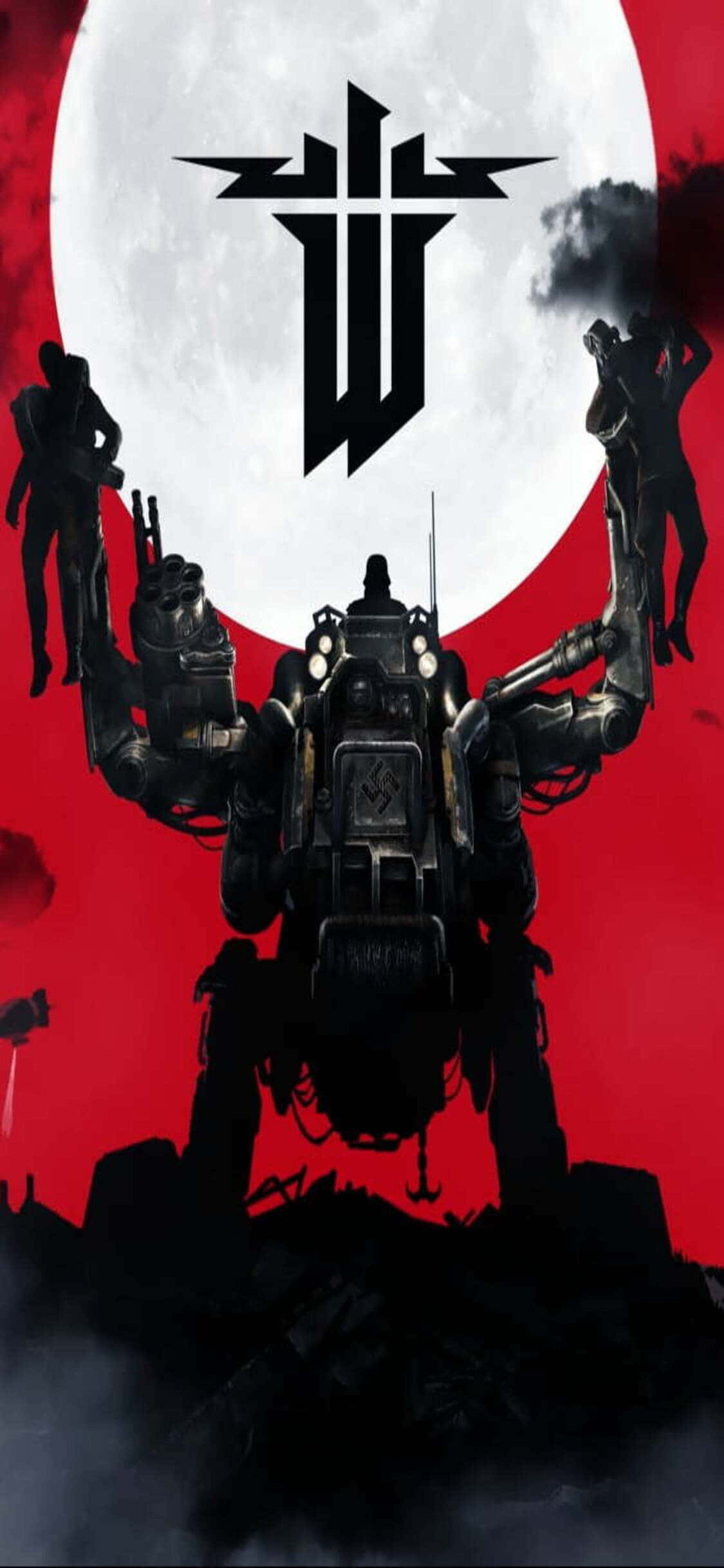 Раскройте своего внутреннего героя с Wolfenstein II на iPhone Xs Шпалери